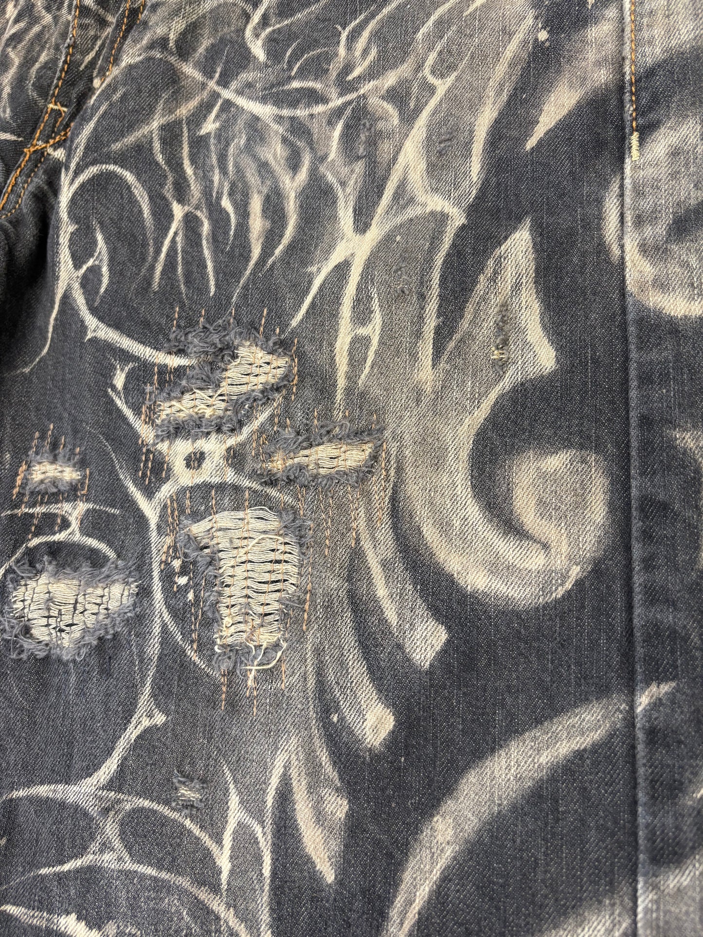 Cyber Tattoo Denim- 34