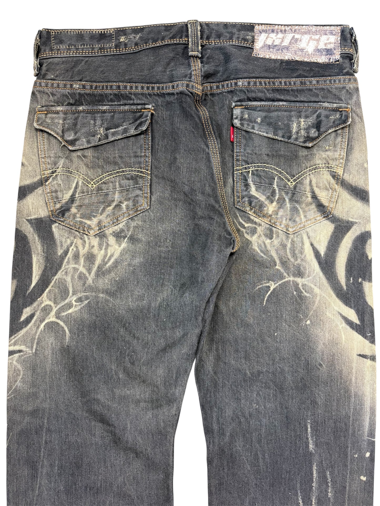 Cyber Tattoo Denim- 34