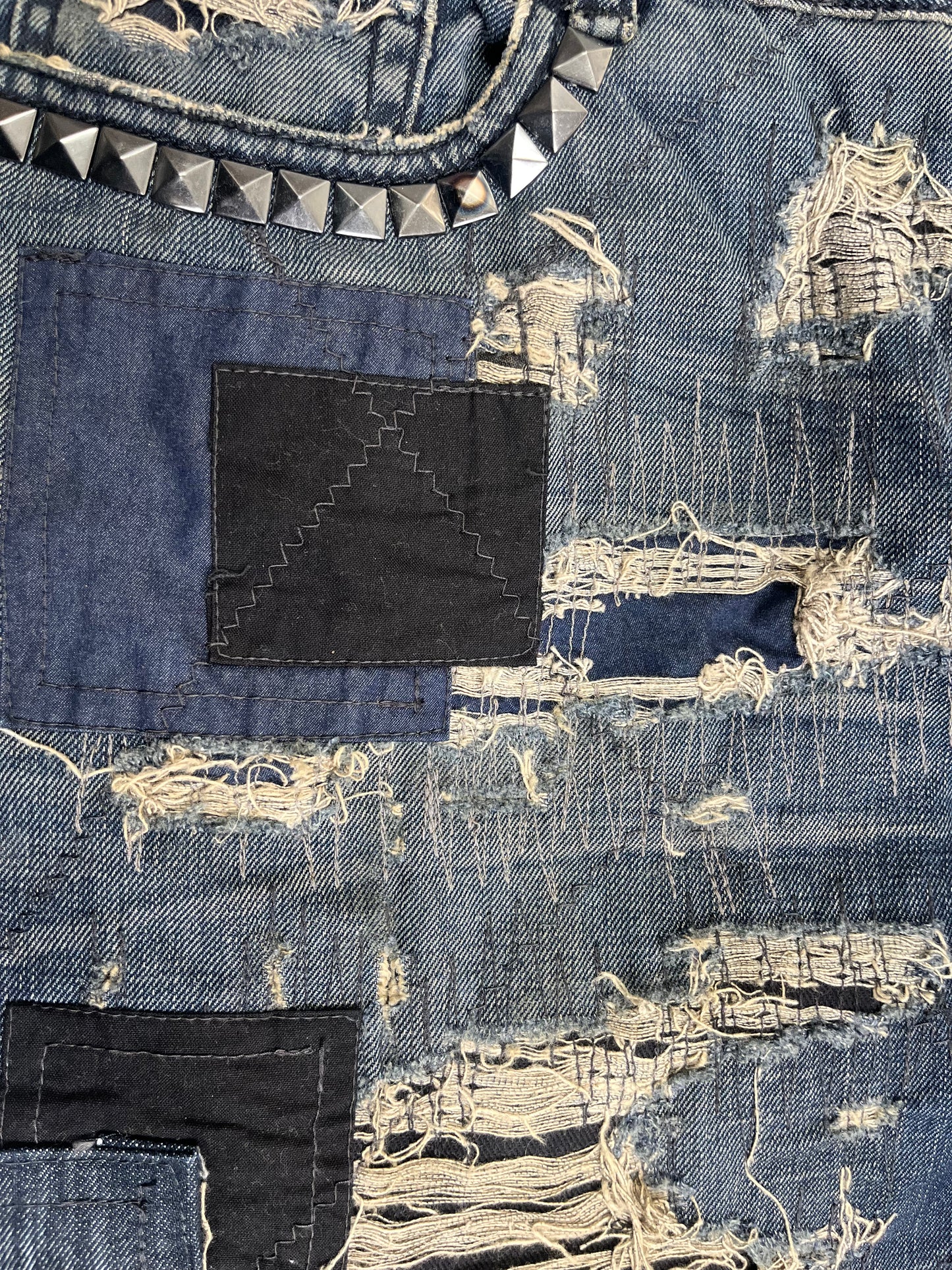 Patchwork Repair Denim- 38