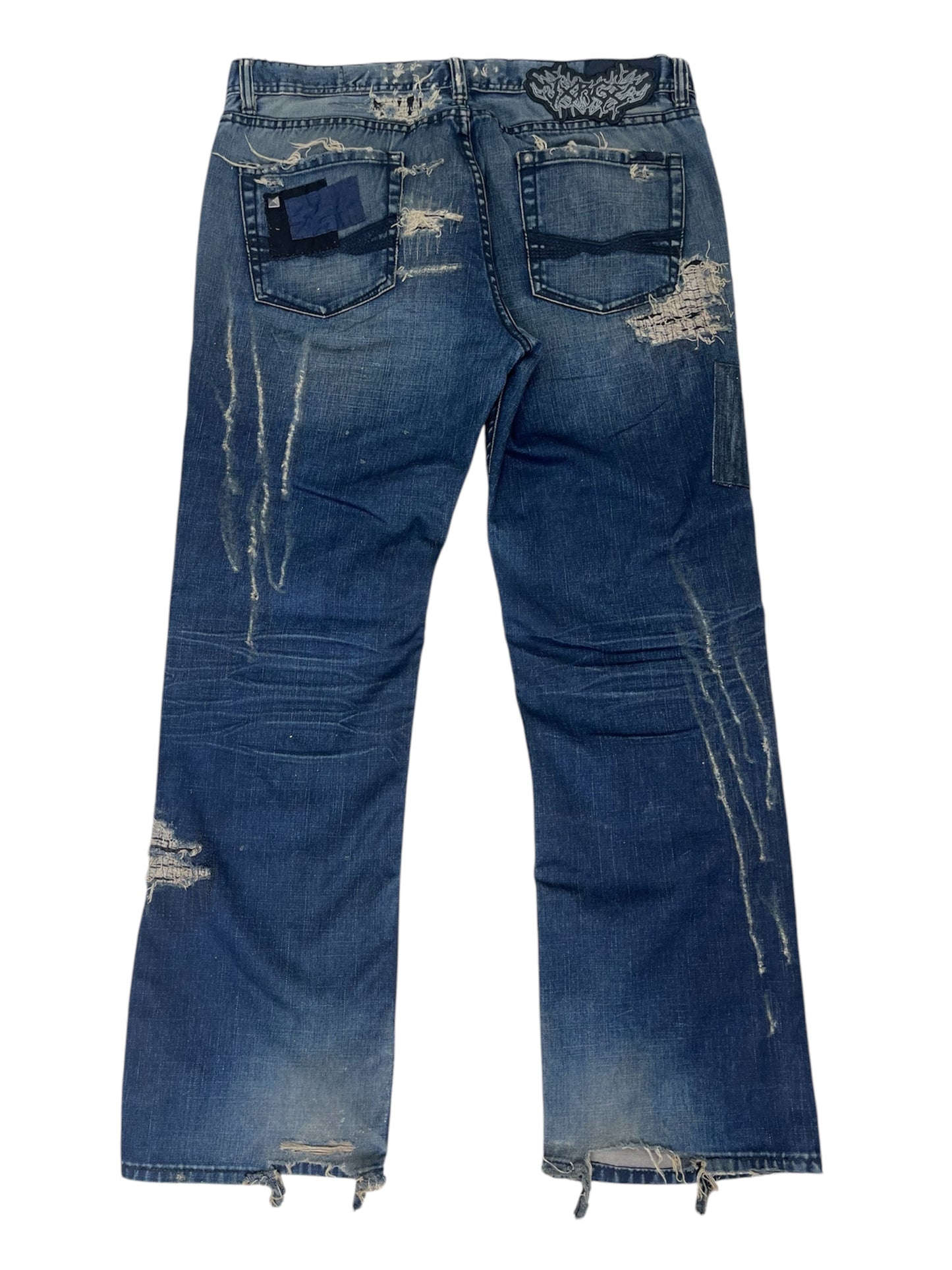 Patchwork Repair Denim- 38