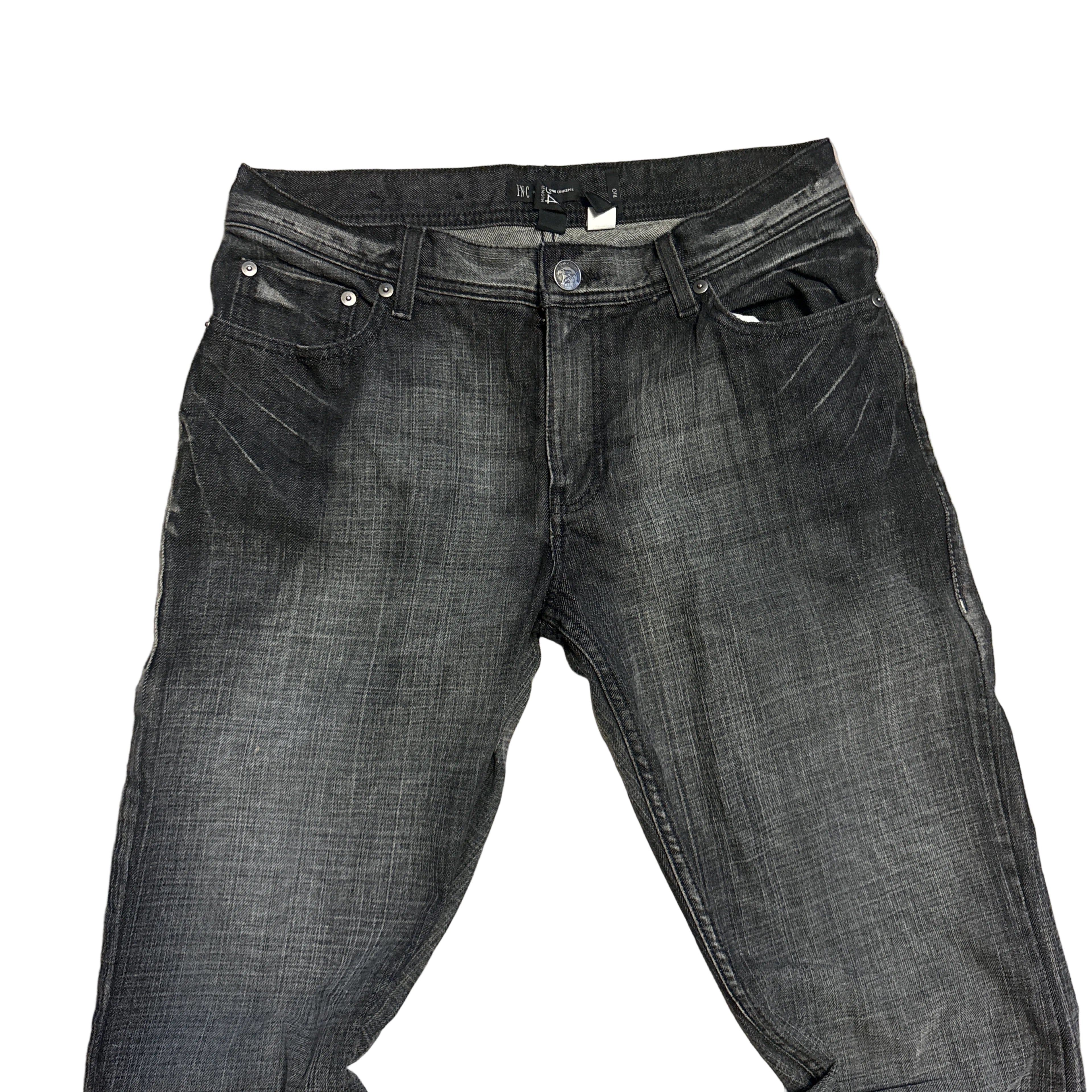 INC Grey Faded Bootcut Denim- 32