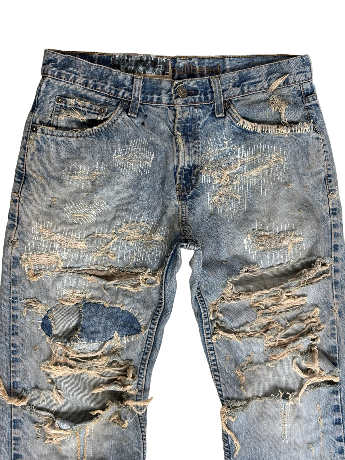 Repair Stitch Straight Denim- 31