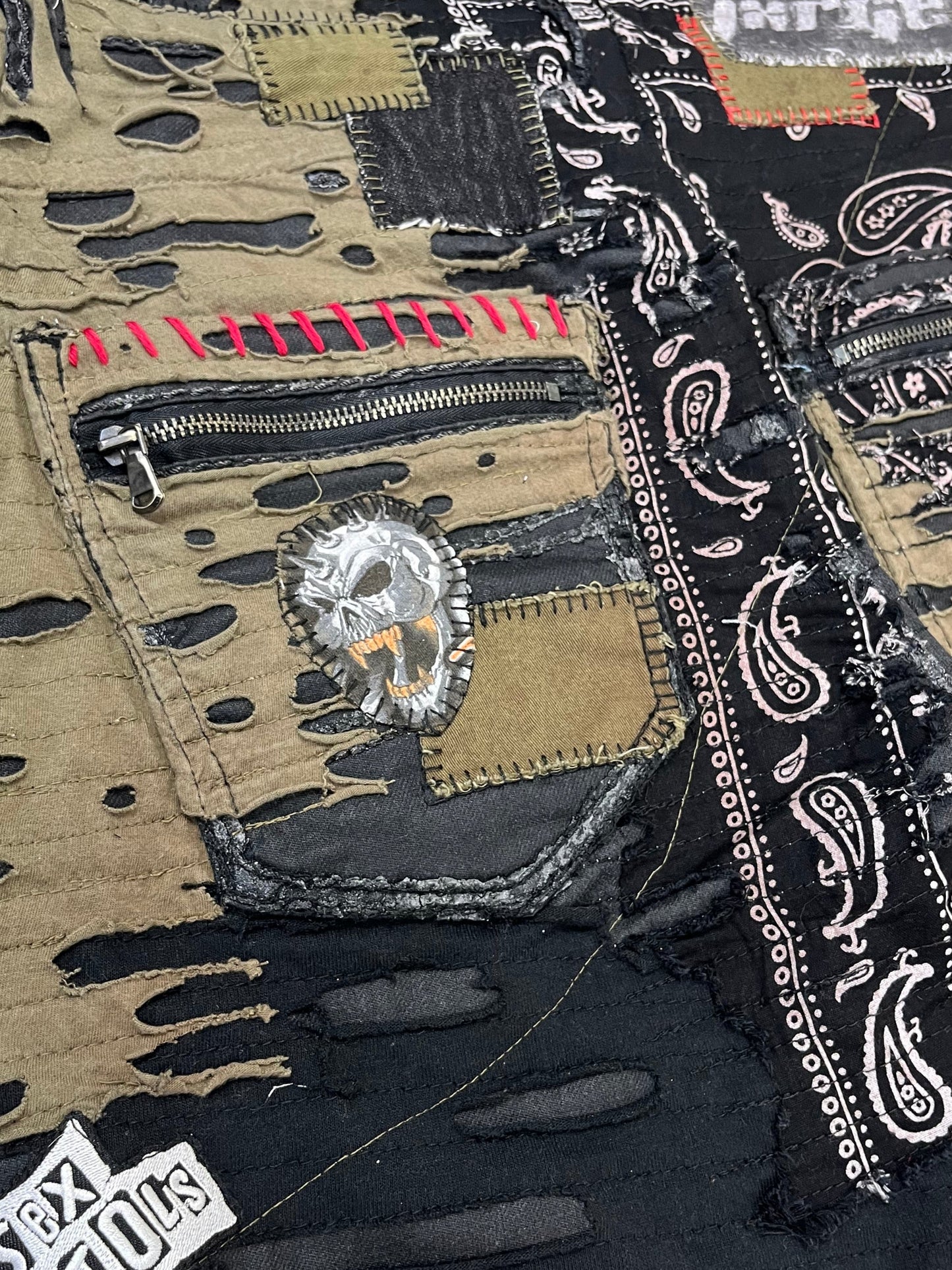 Rock N' Roll Boro Patchwork Jeans- 32