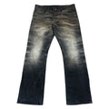 Hand Faded Straight Leg Denim- 36