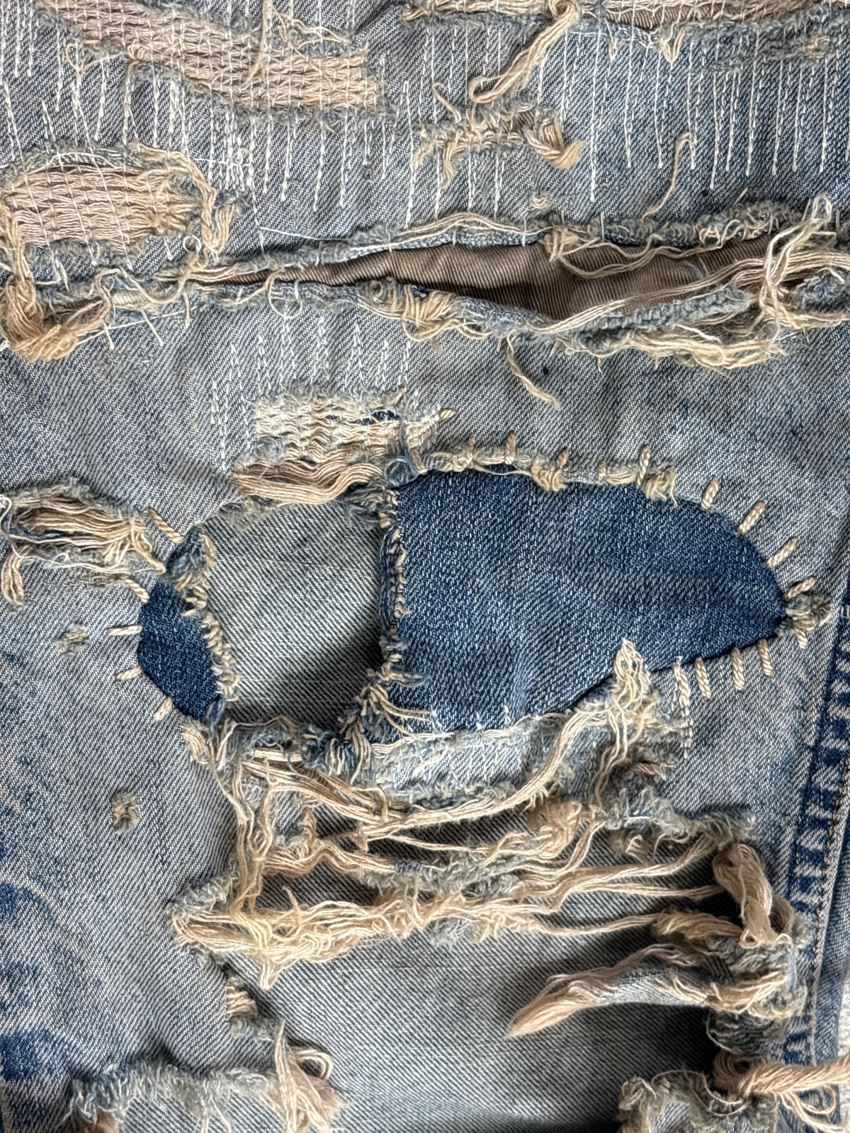 Repair Stitch Straight Denim- 31