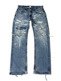 Repair Stitch Straight Denim- 31