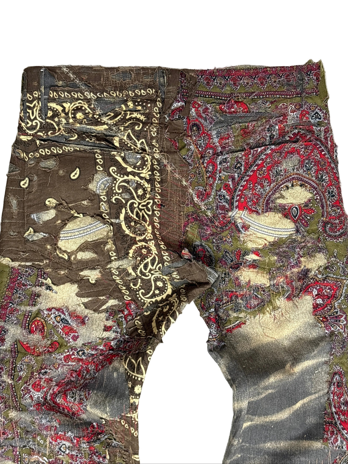 Paisley Bohemian Boro Bootcut - 30