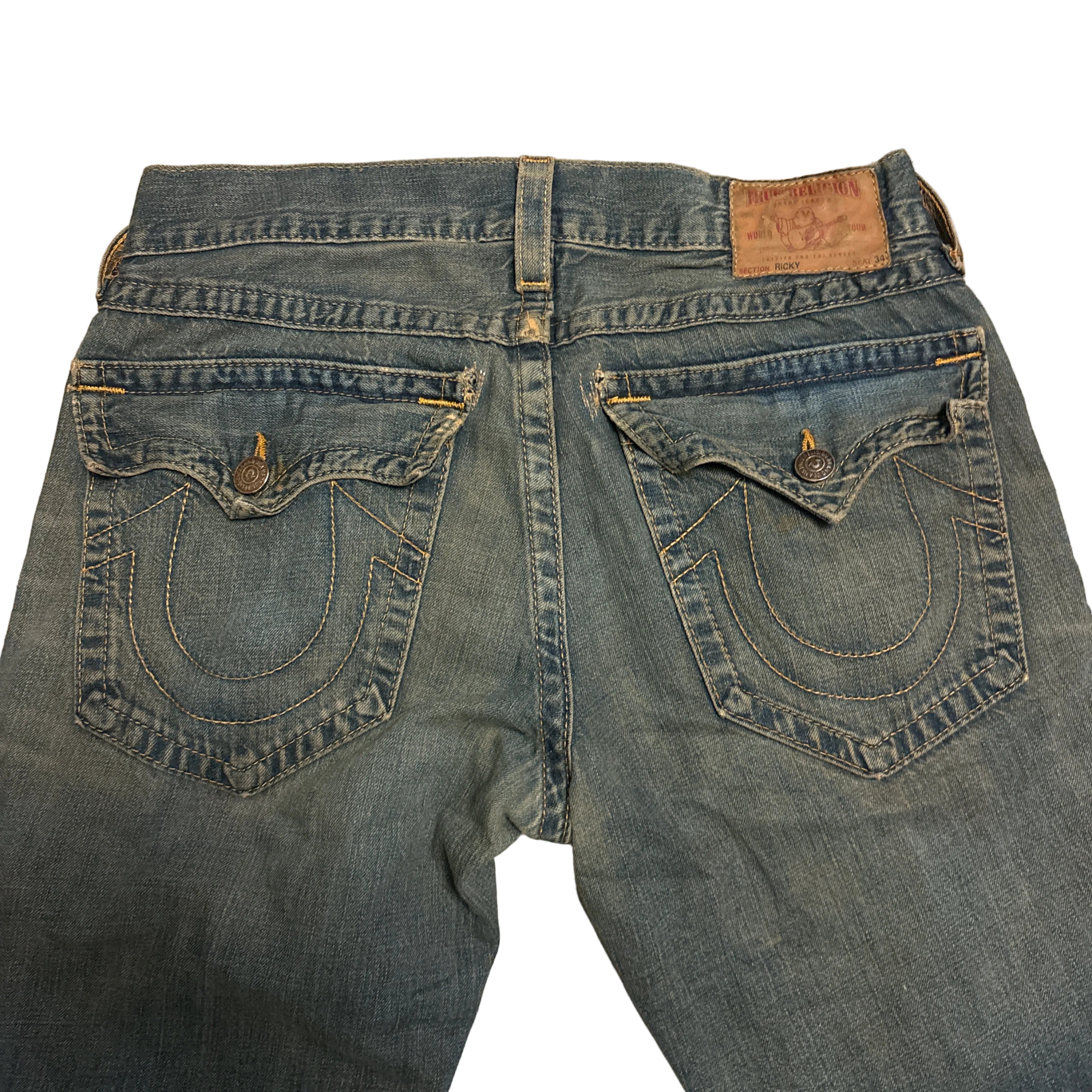 True Religion Mud Wash Ricky Jeans-34