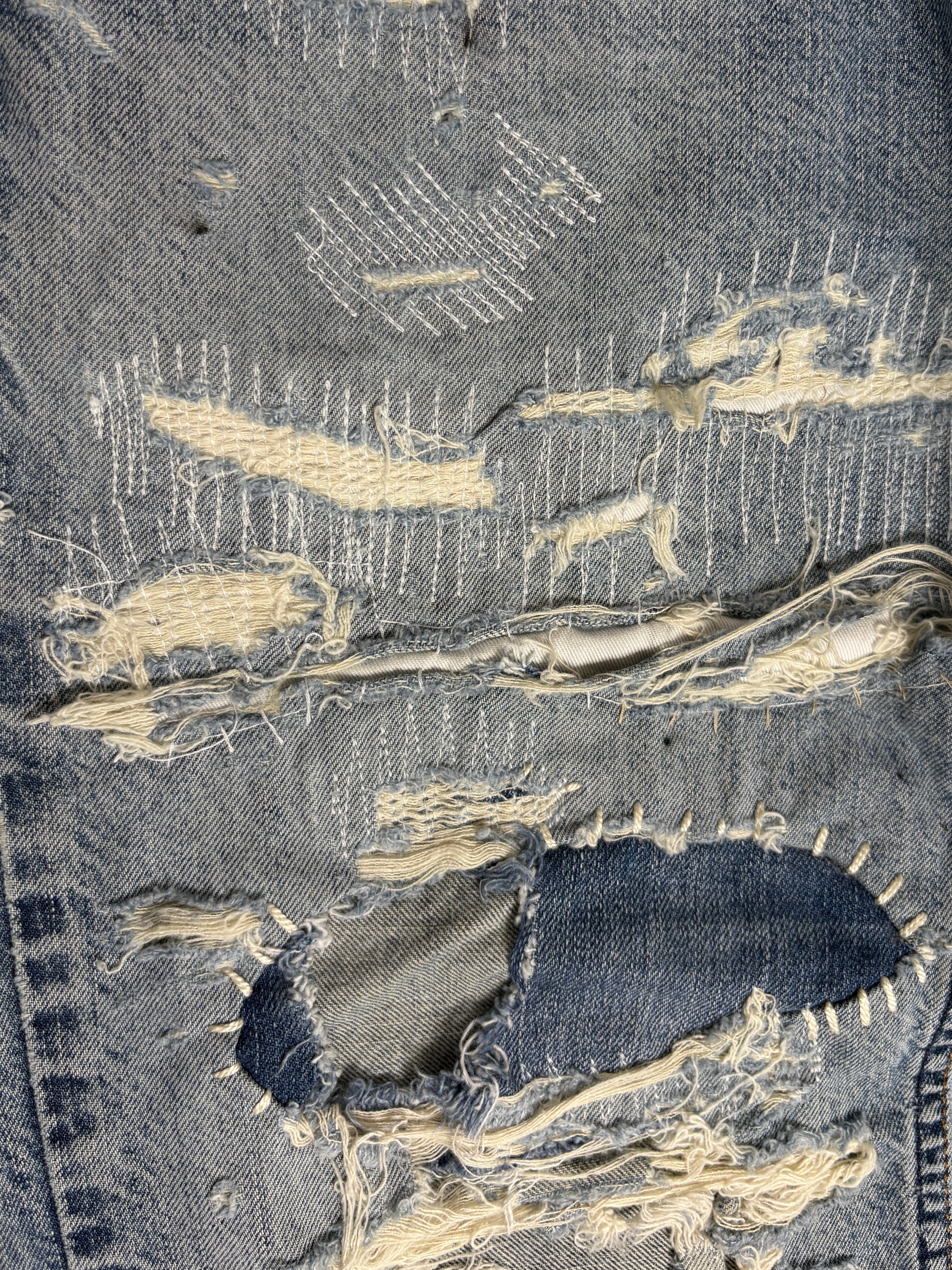 Repair Stitch Straight Denim- 31