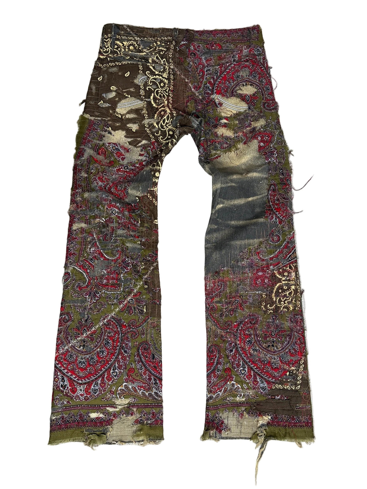 Paisley Bohemian Boro Bootcut - 30