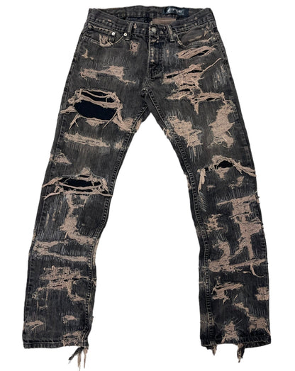 Mud Wash Repair Jeans- 32