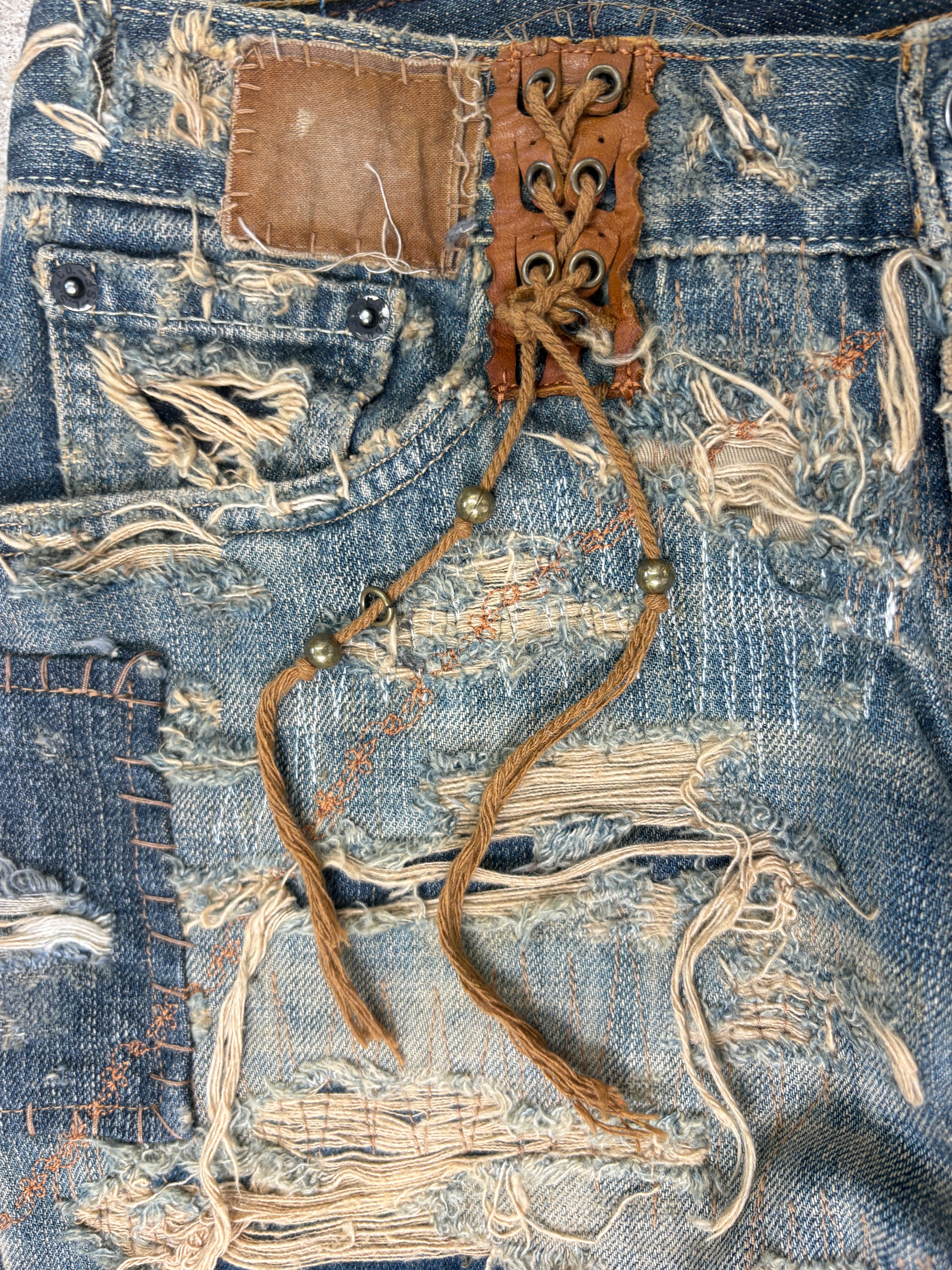 Ranchero Lace Up Flares- 28