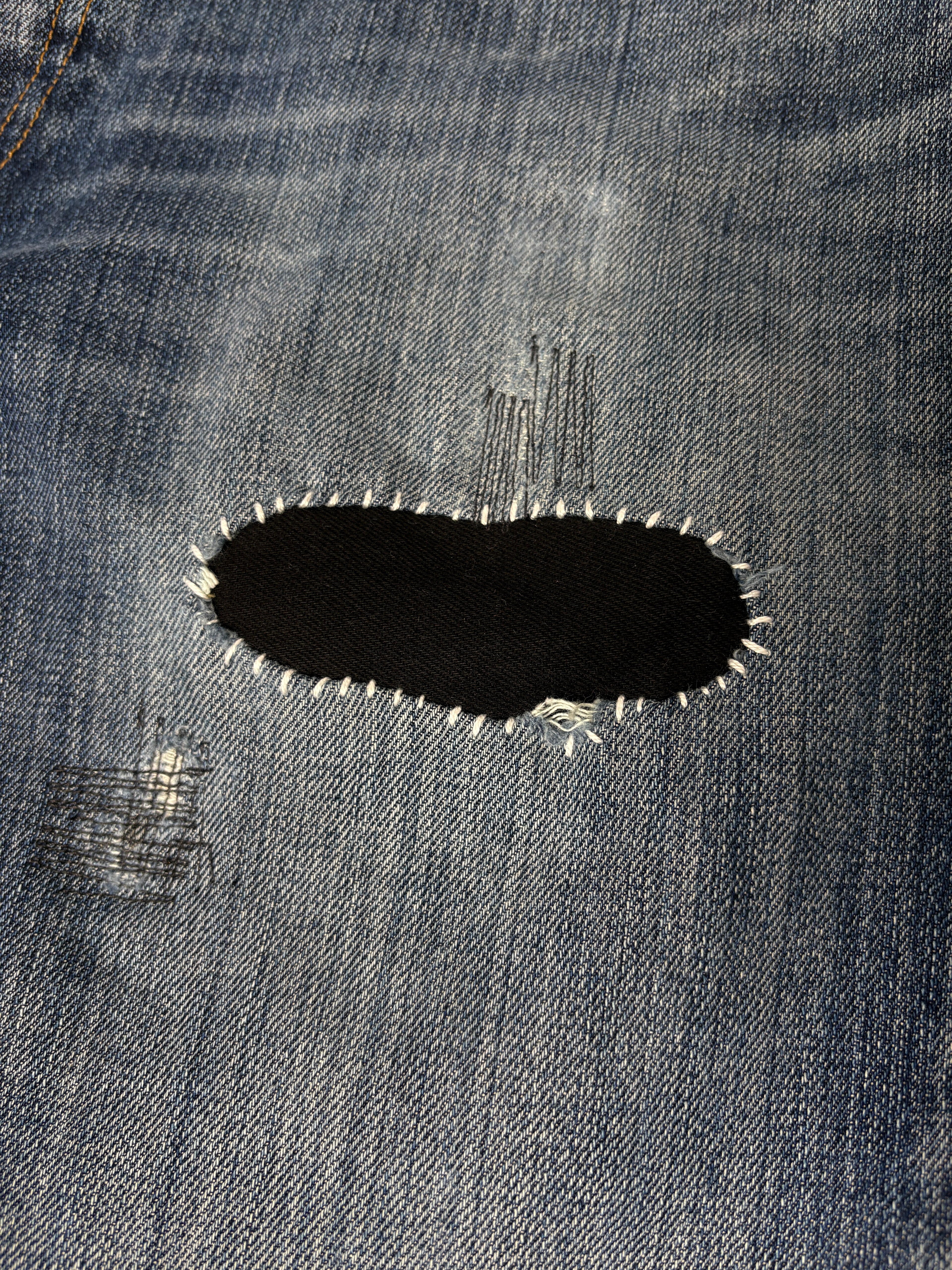 Repair Gap Straight Denim- 34