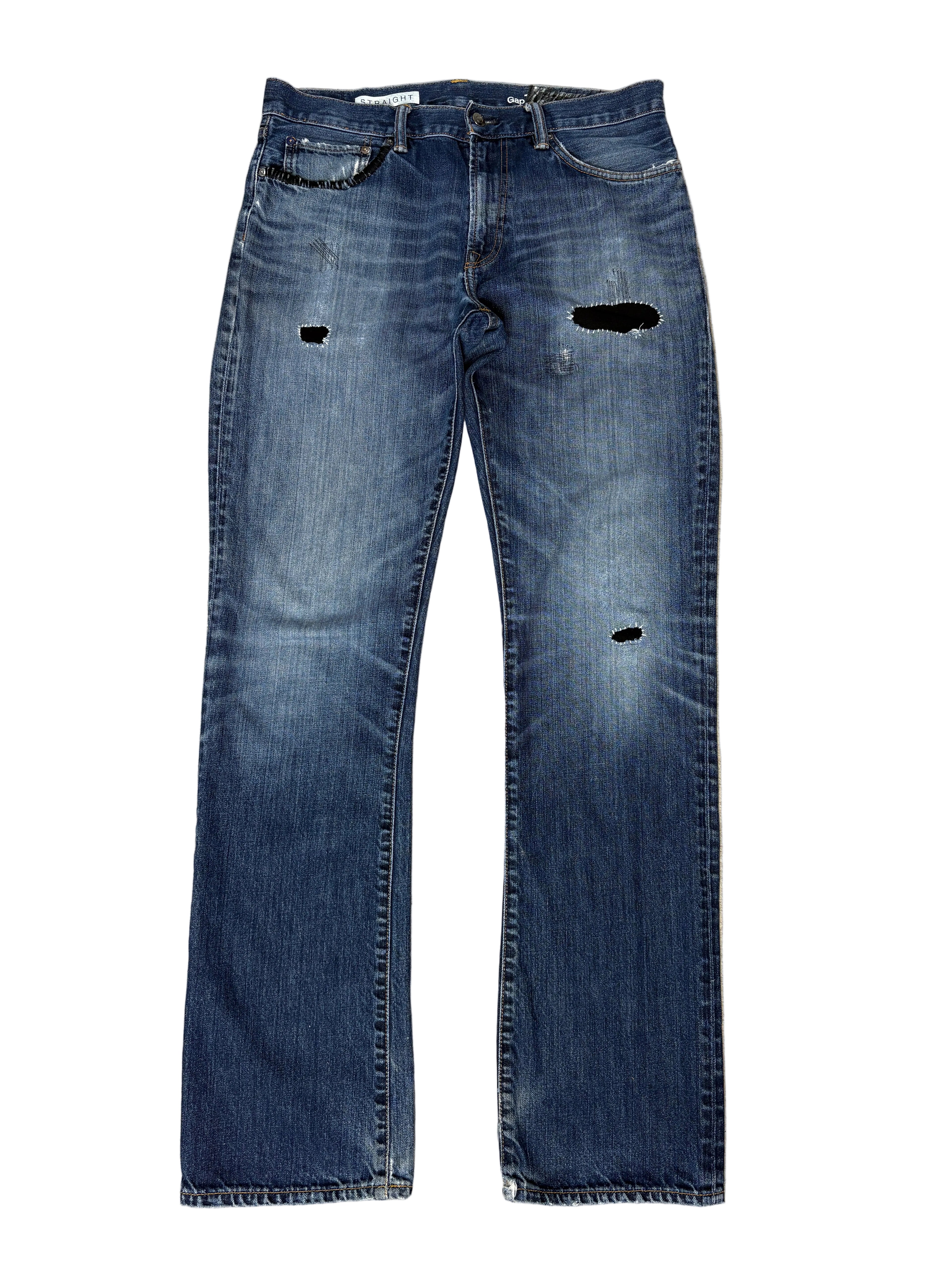 Repair Gap Straight Denim- 34