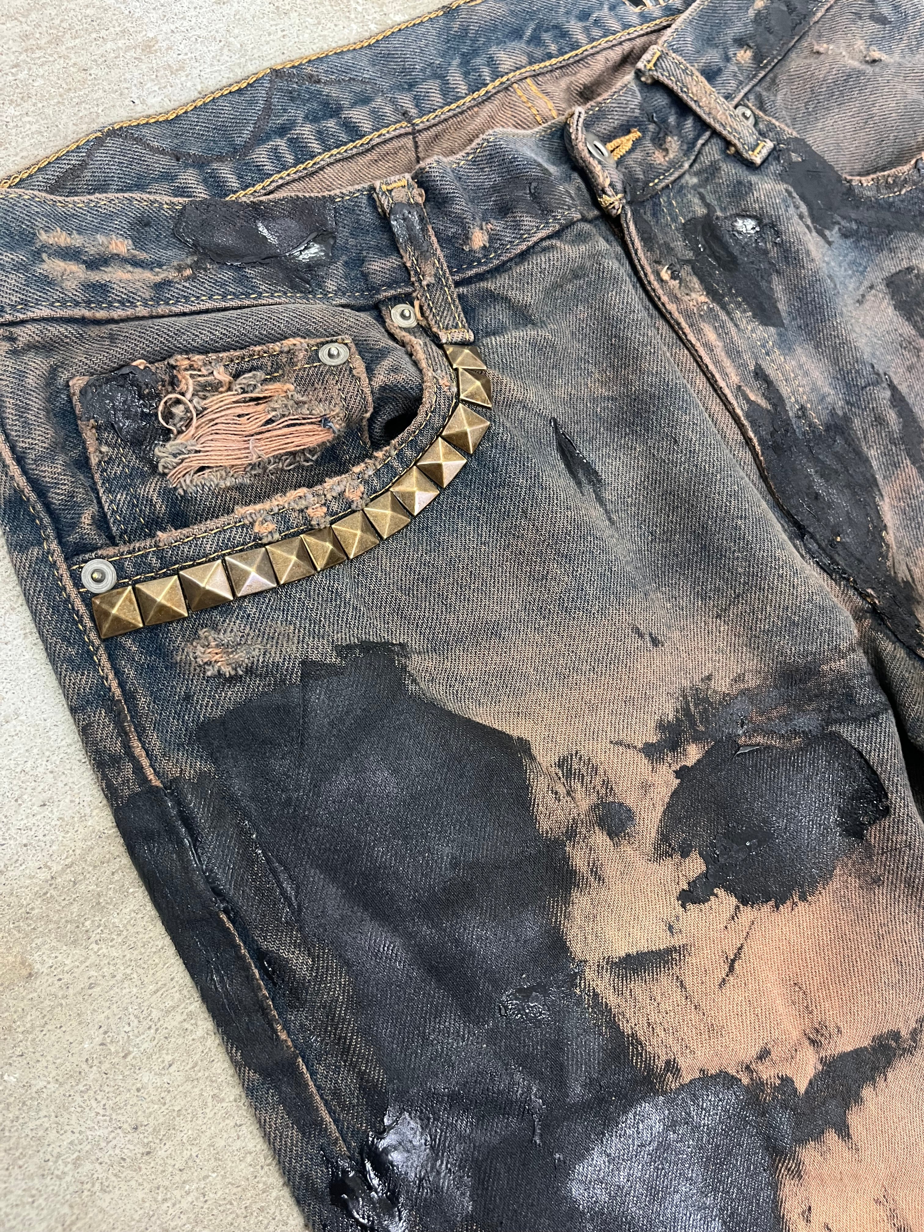 Obsidian Wax Denim- 34