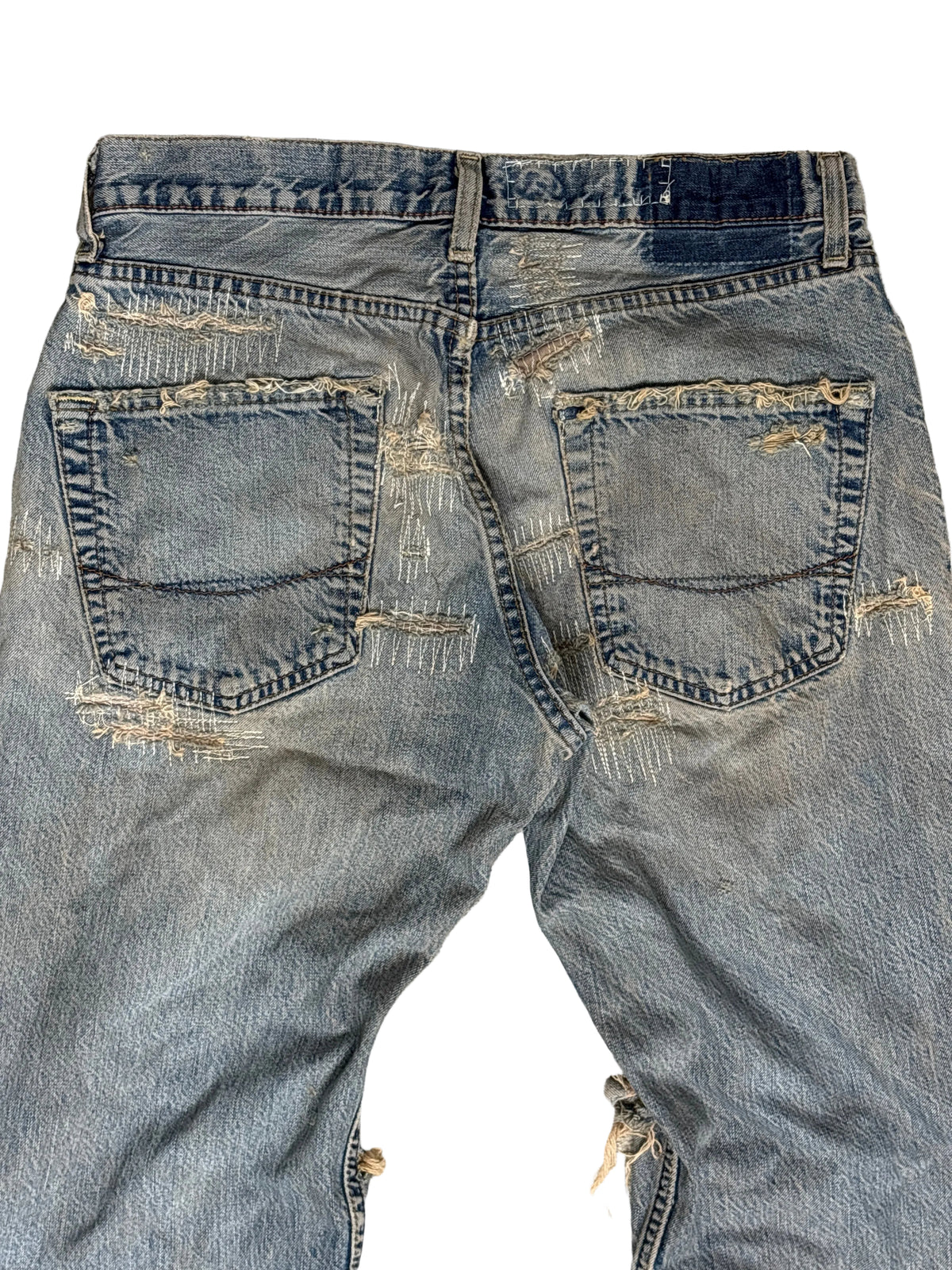 Repair Stitch Straight Denim- 31