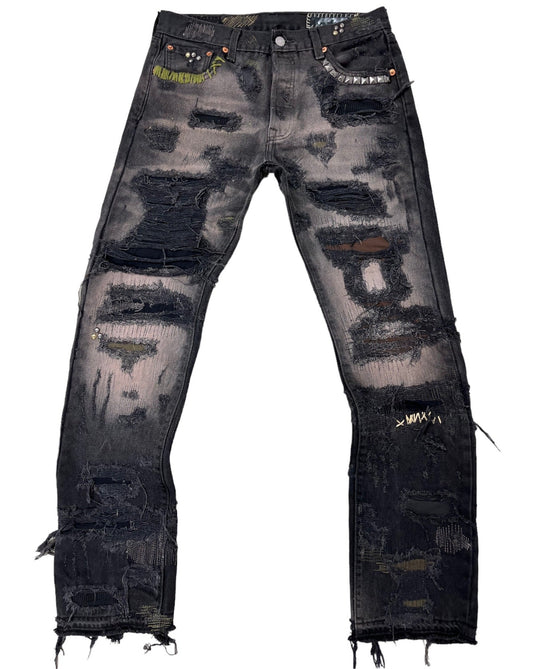 Metal Rust Repair Jeans- 29