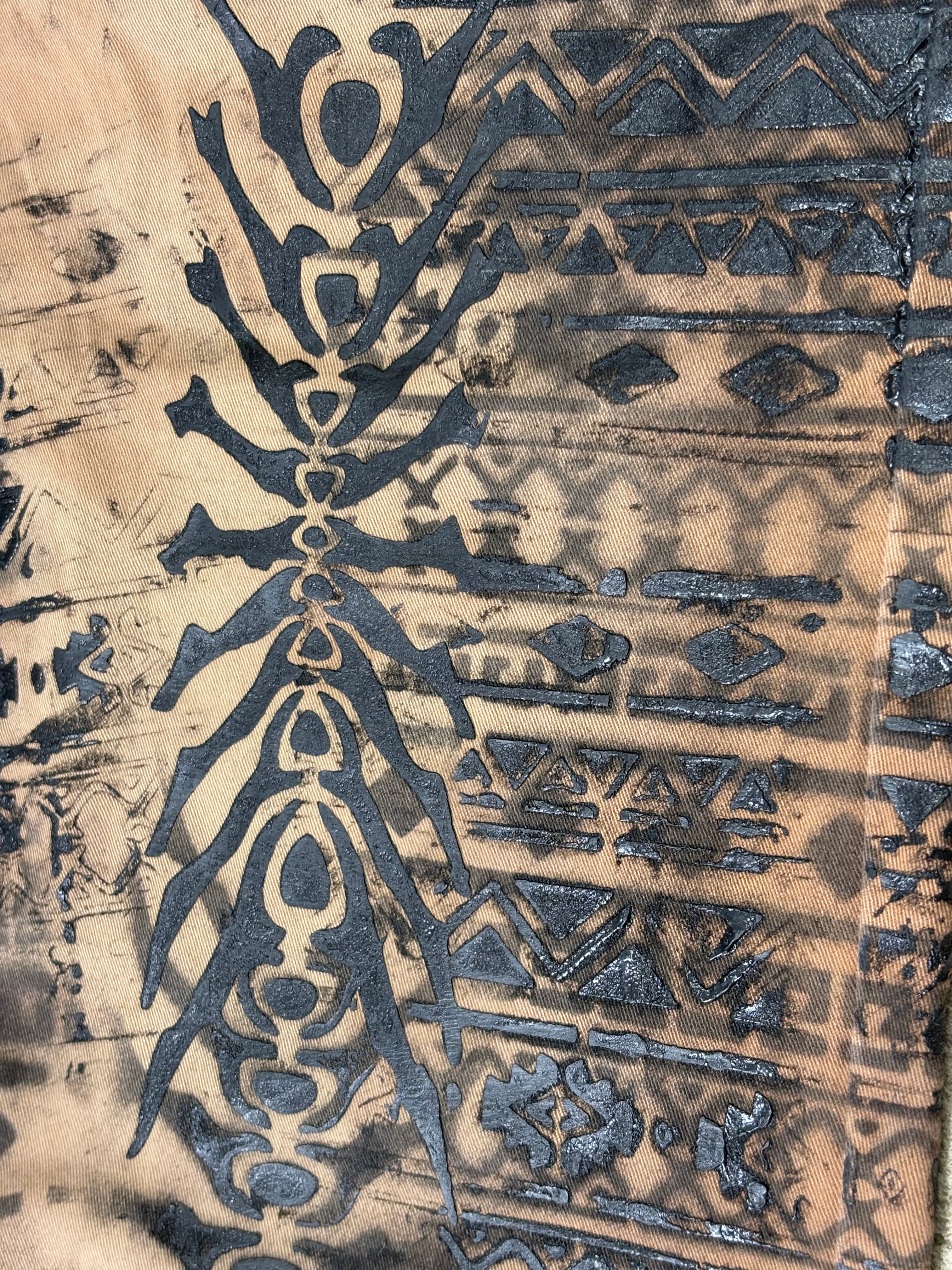 Tribal Tattoo Pants- 36
