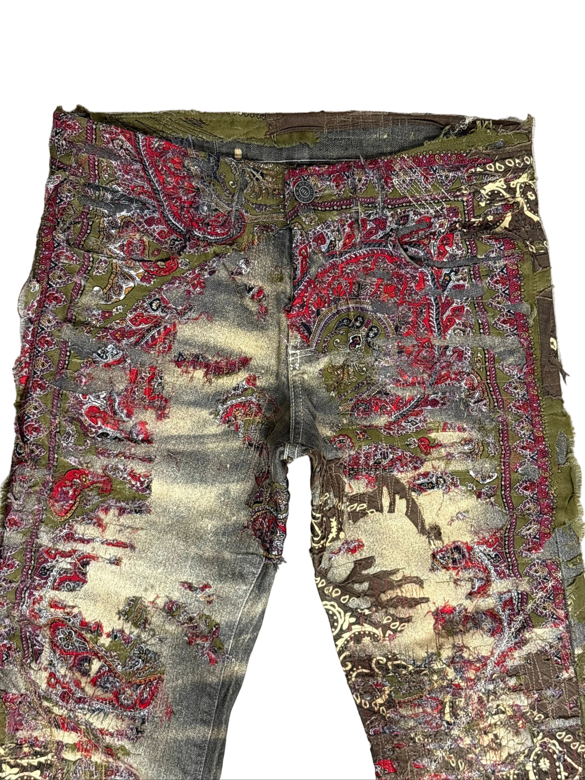Paisley Bohemian Boro Bootcut - 30