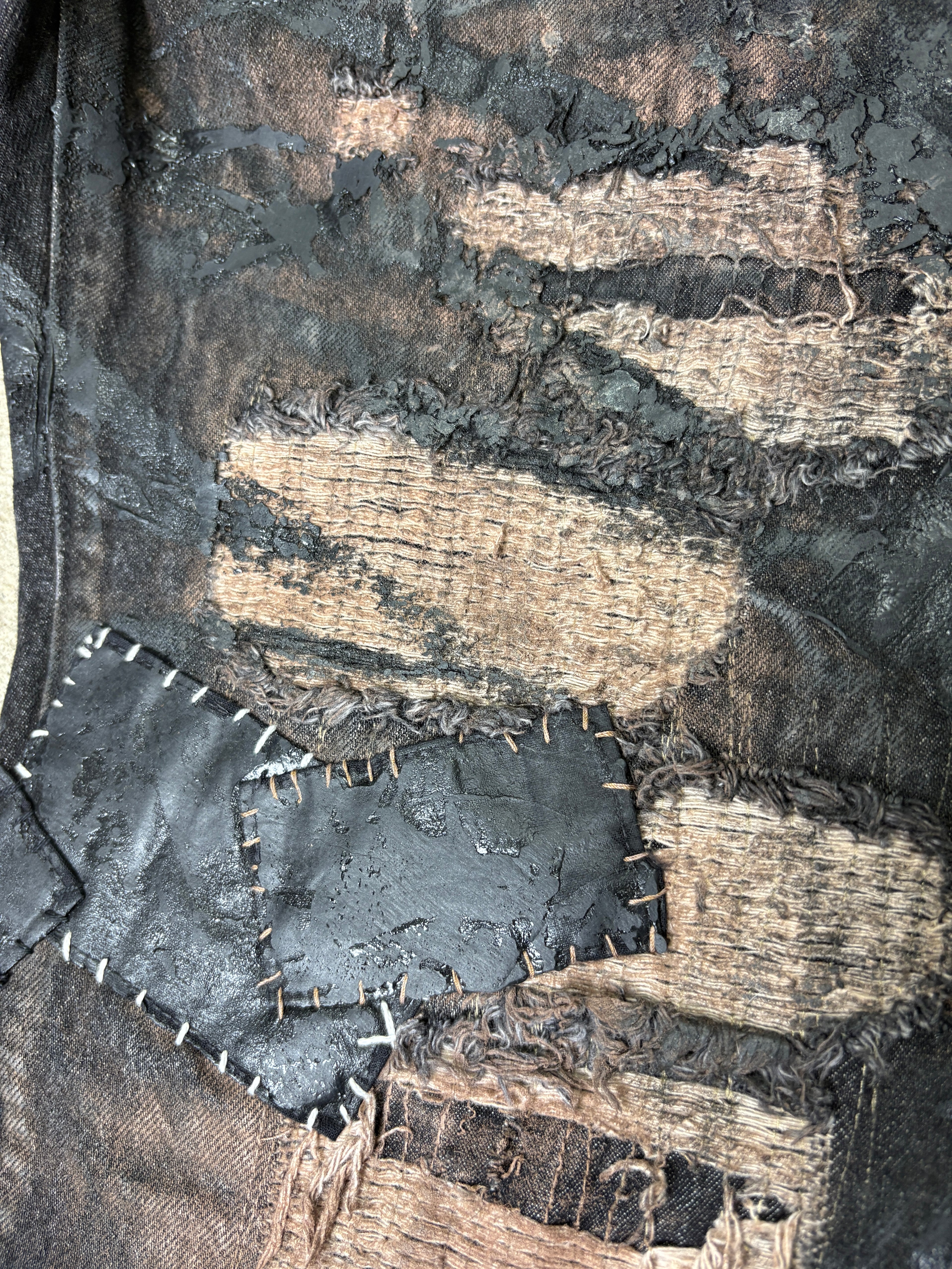 Moto Waxed & Patched Denim