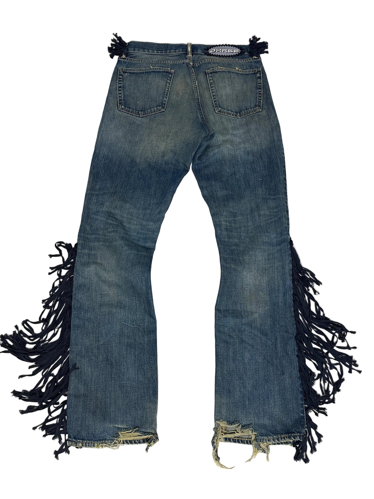 Fringe Straight Denim- 34