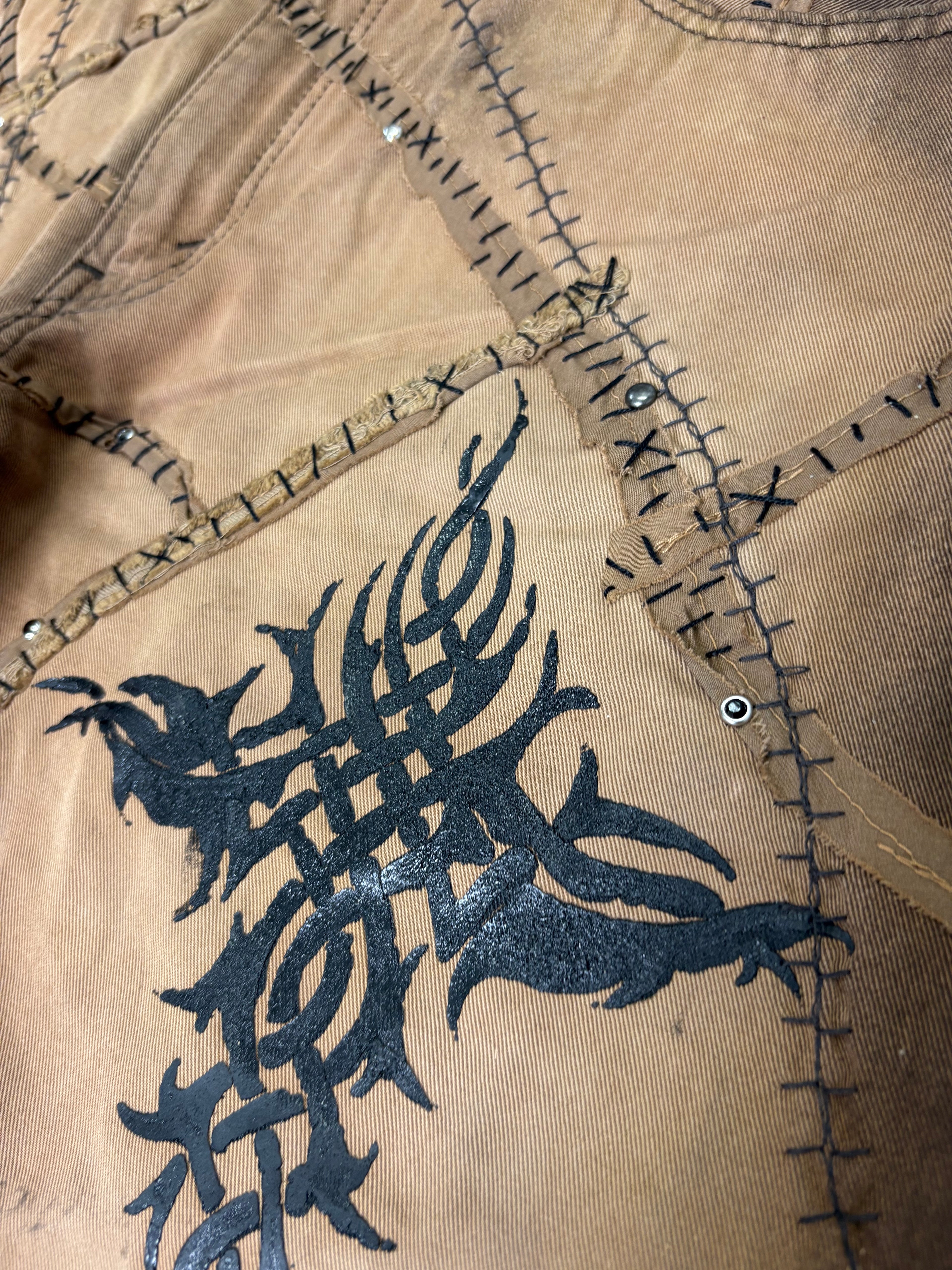 Frankenstein Stitch Denim- 34