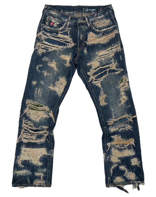 Mud Wash Repair Jeans- 31