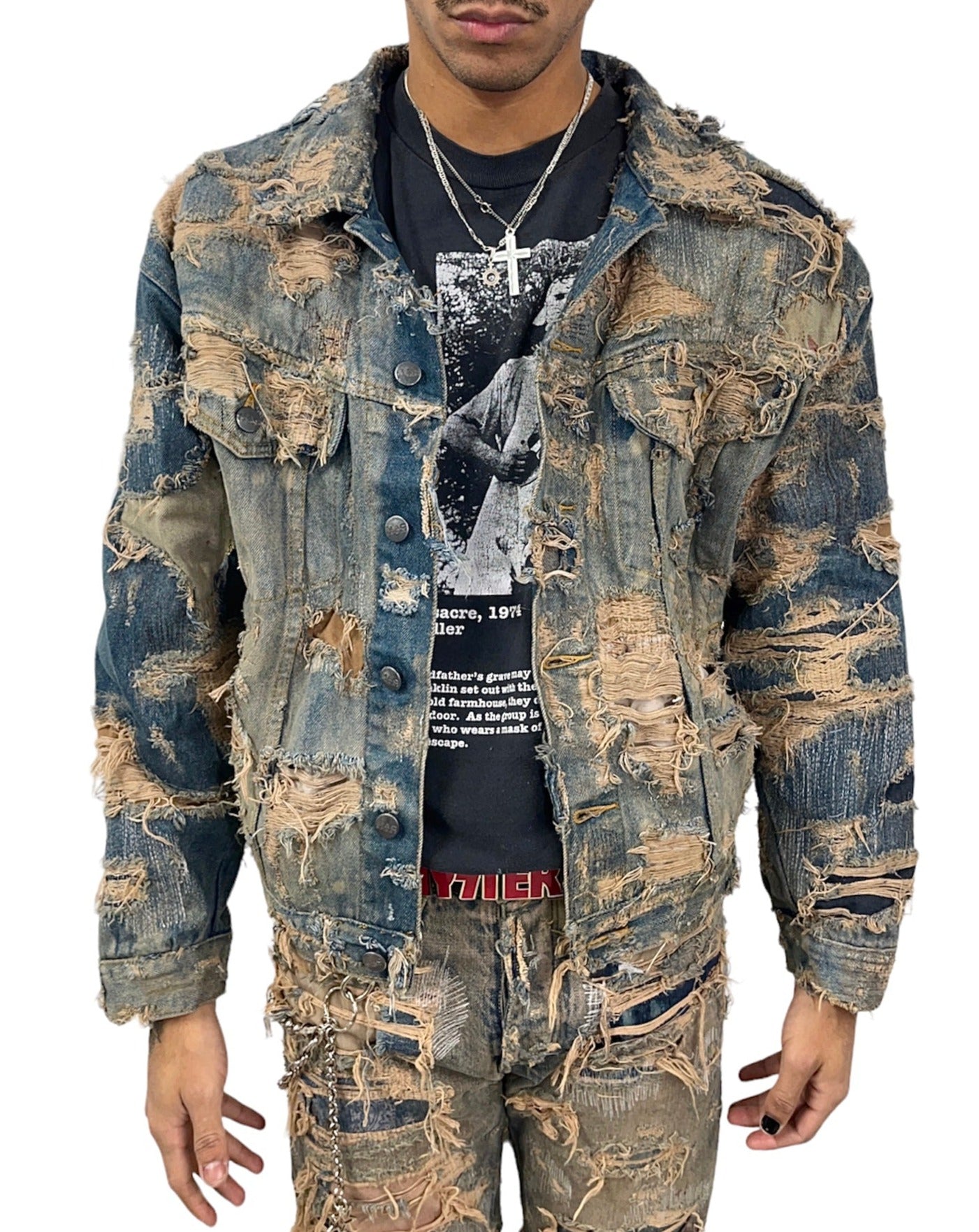 Dune Repair Trucker Jacket- M