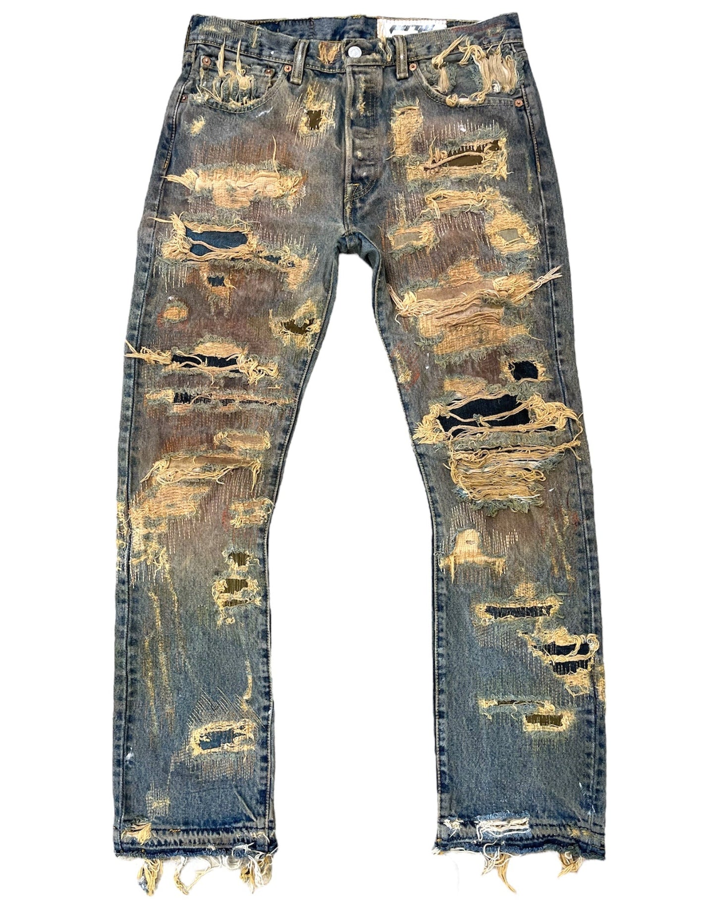 Mud Wash Repair Jeans- 32