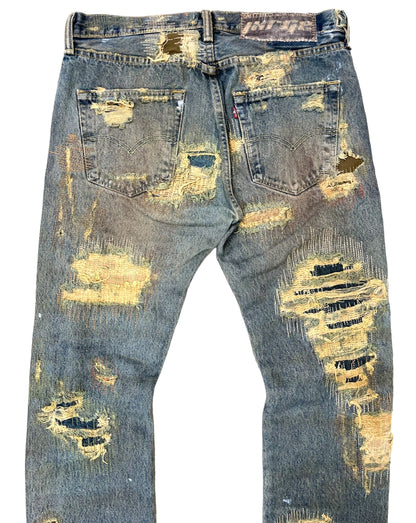 Mud Wash Repair Jeans- 32