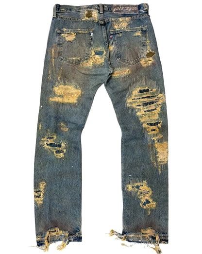 Mud Wash Repair Jeans- 32