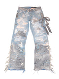 Pearlescent Boro Denim - 34