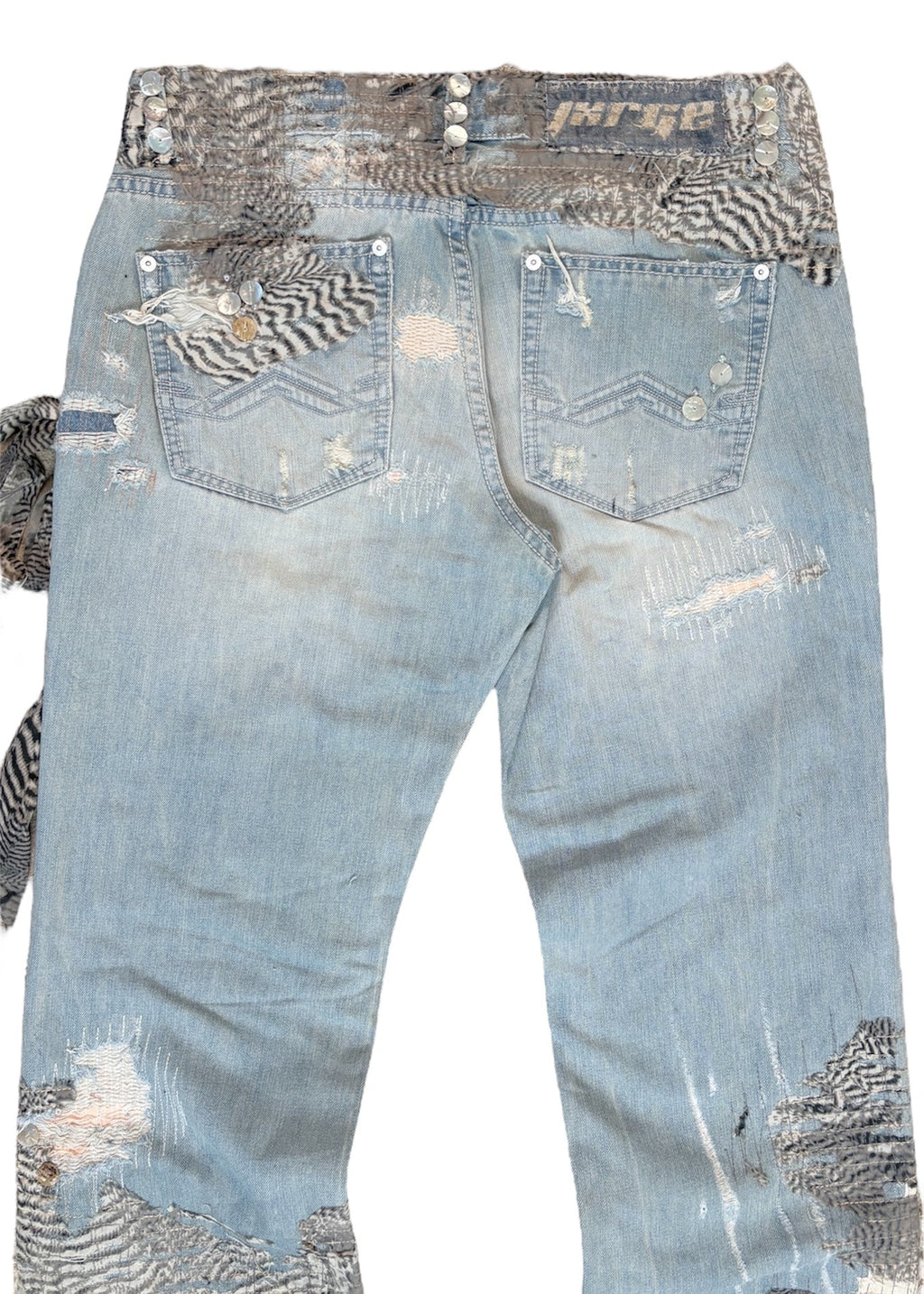 Pearlescent Boro Denim - 34