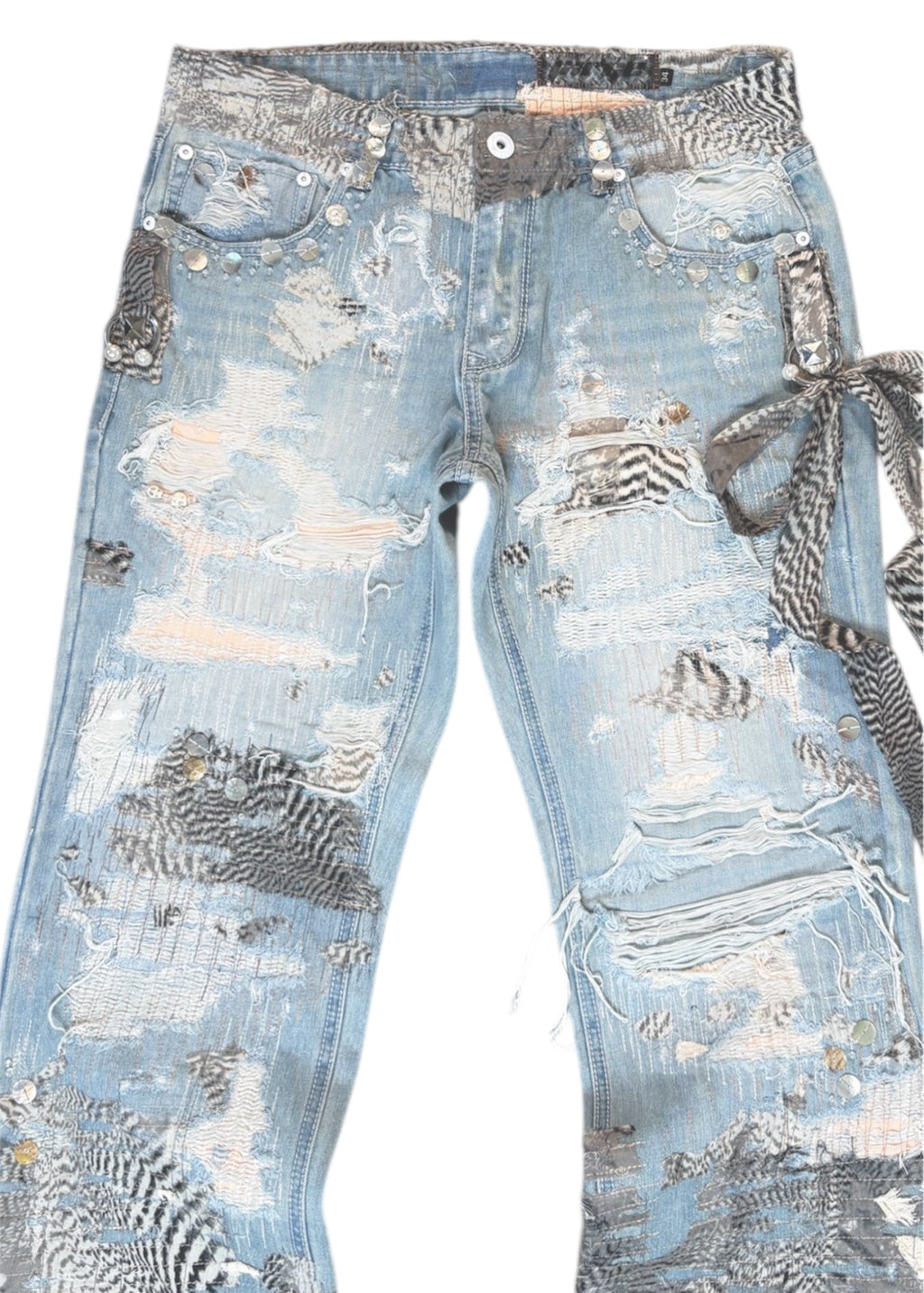 Pearlescent Boro Denim - 34