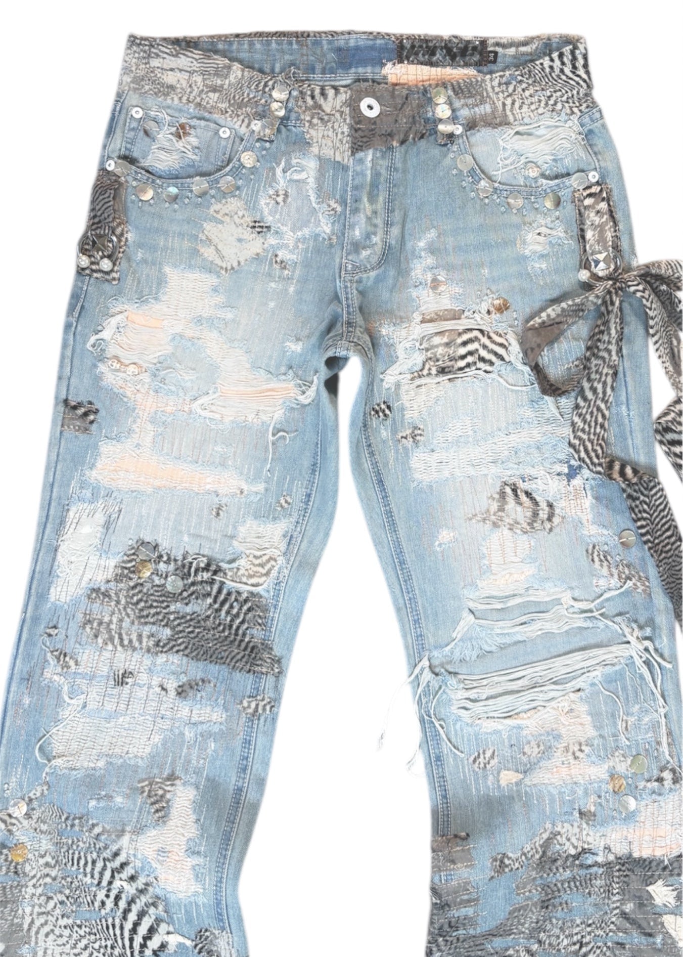 Pearlescent Boro Denim - 34