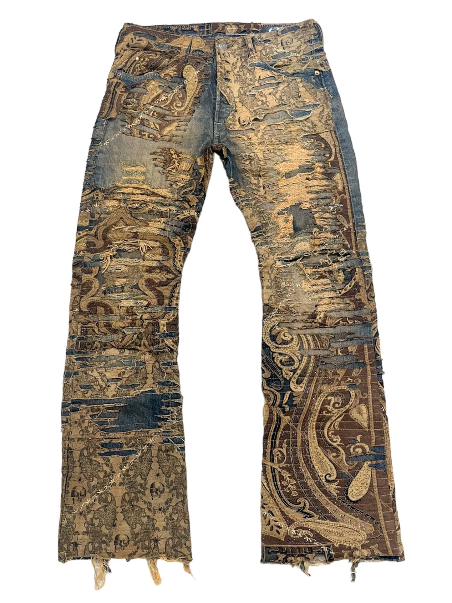 Paisley Boro Flares- 32