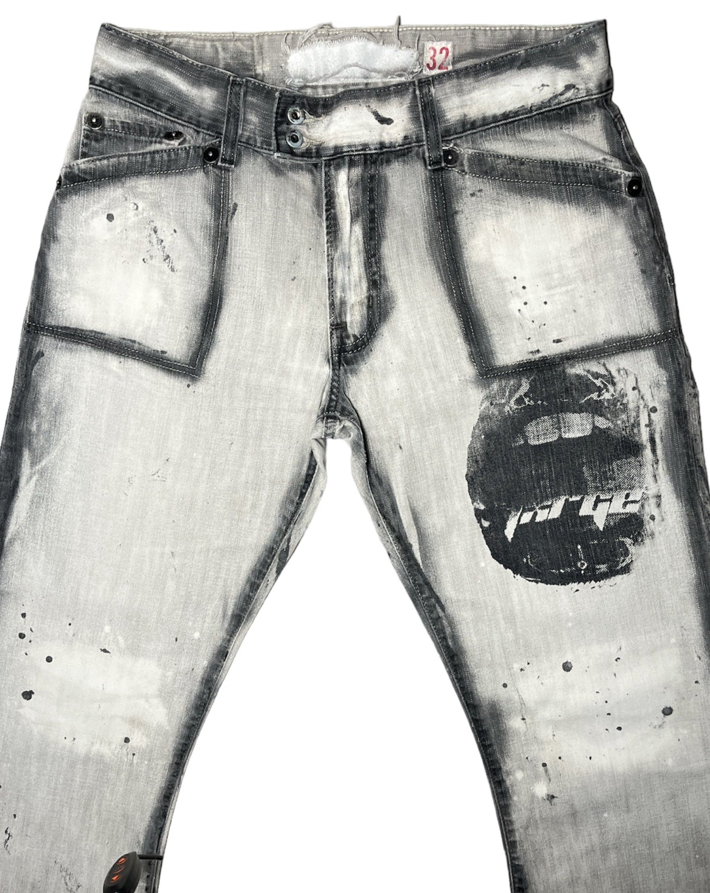 Paint Splatter Venom Kiss Jeans- 32