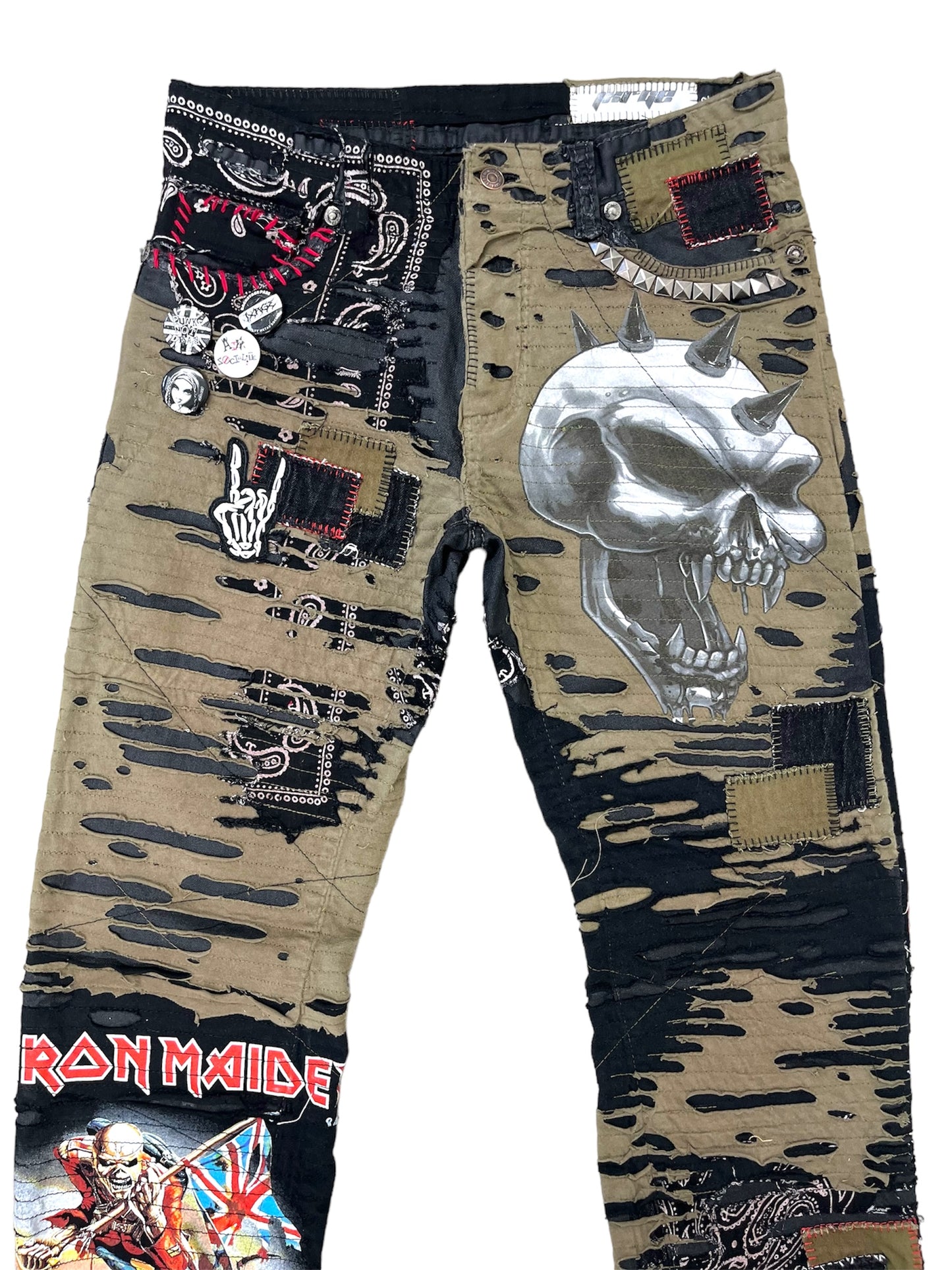 Rock N' Roll Boro Patchwork Jeans- 32