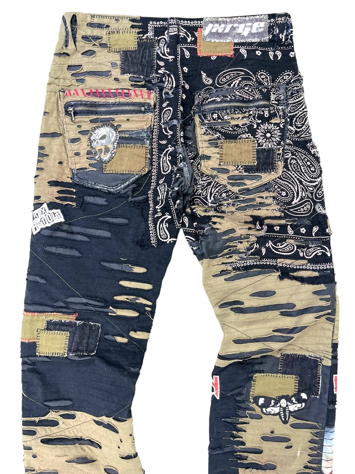 Rock N' Roll Boro Patchwork Jeans- 32