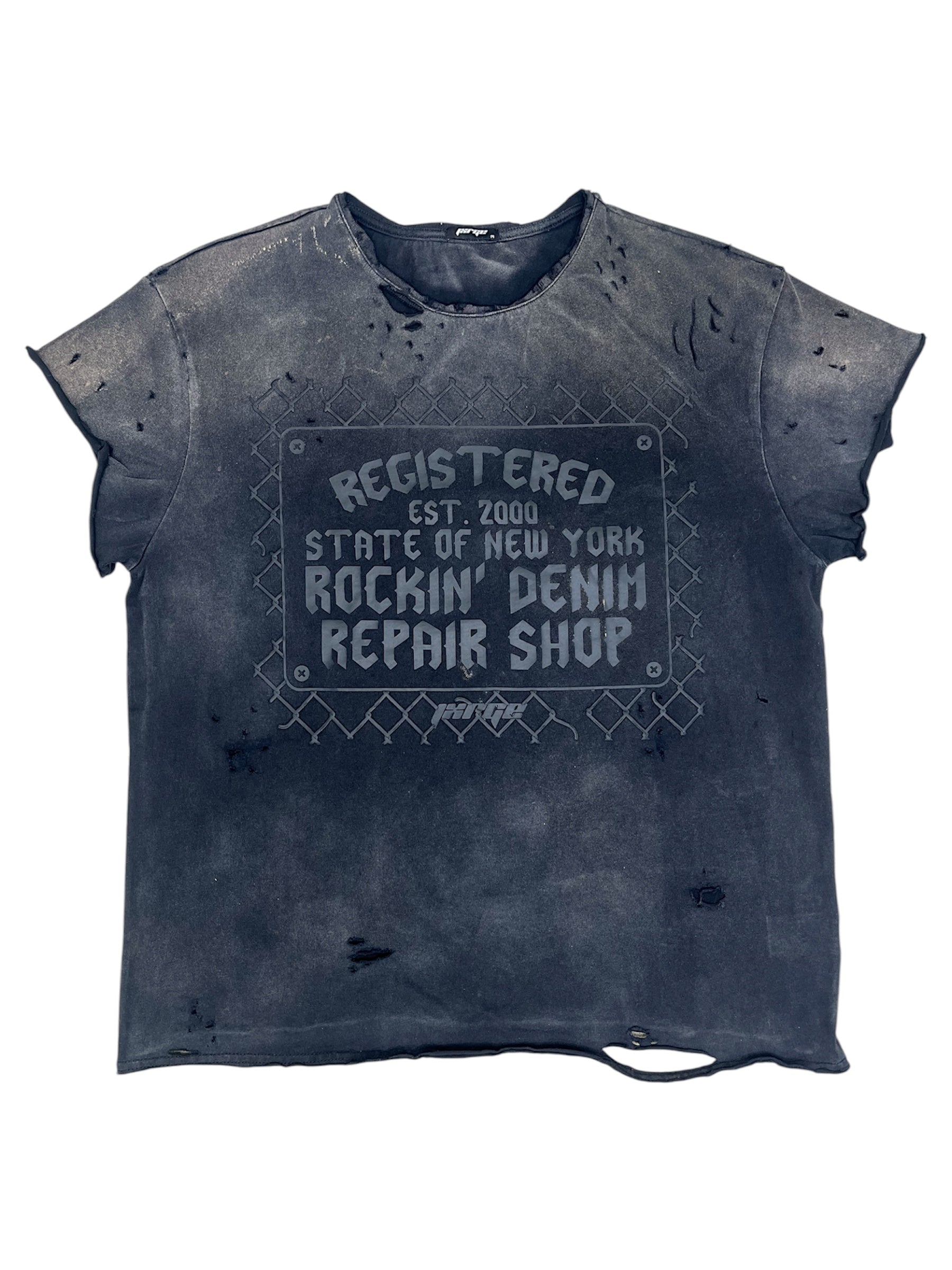 BodyShop Cutoff Tee in Black