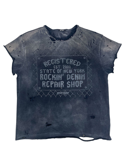 BodyShop Cutoff Tee in Black