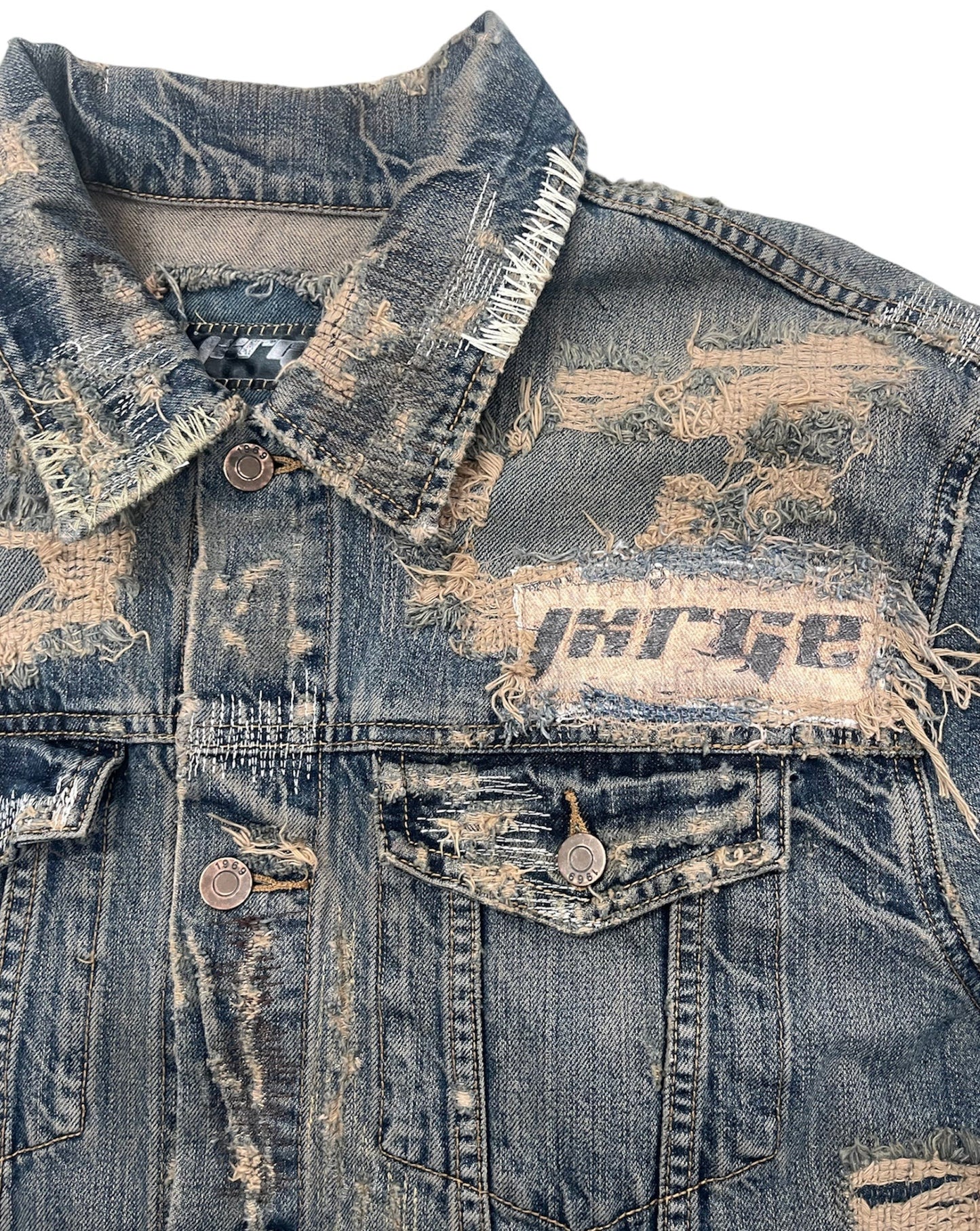 Dune Repair Denim Jacket- XL