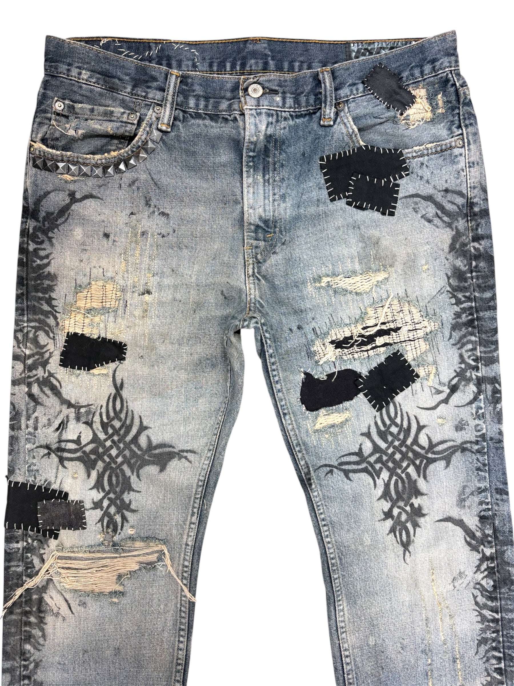 Punk Graffiti Flares-36