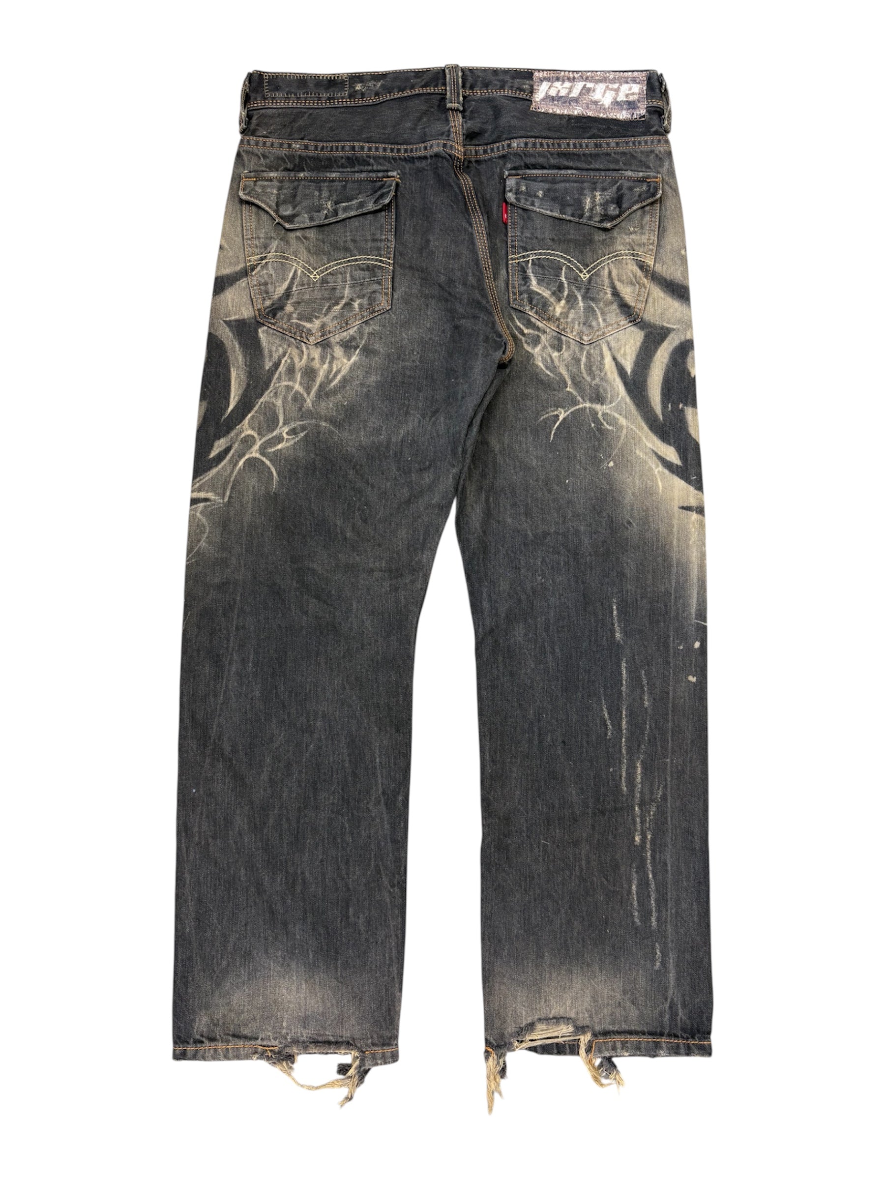 Cyber Tattoo Denim- 34
