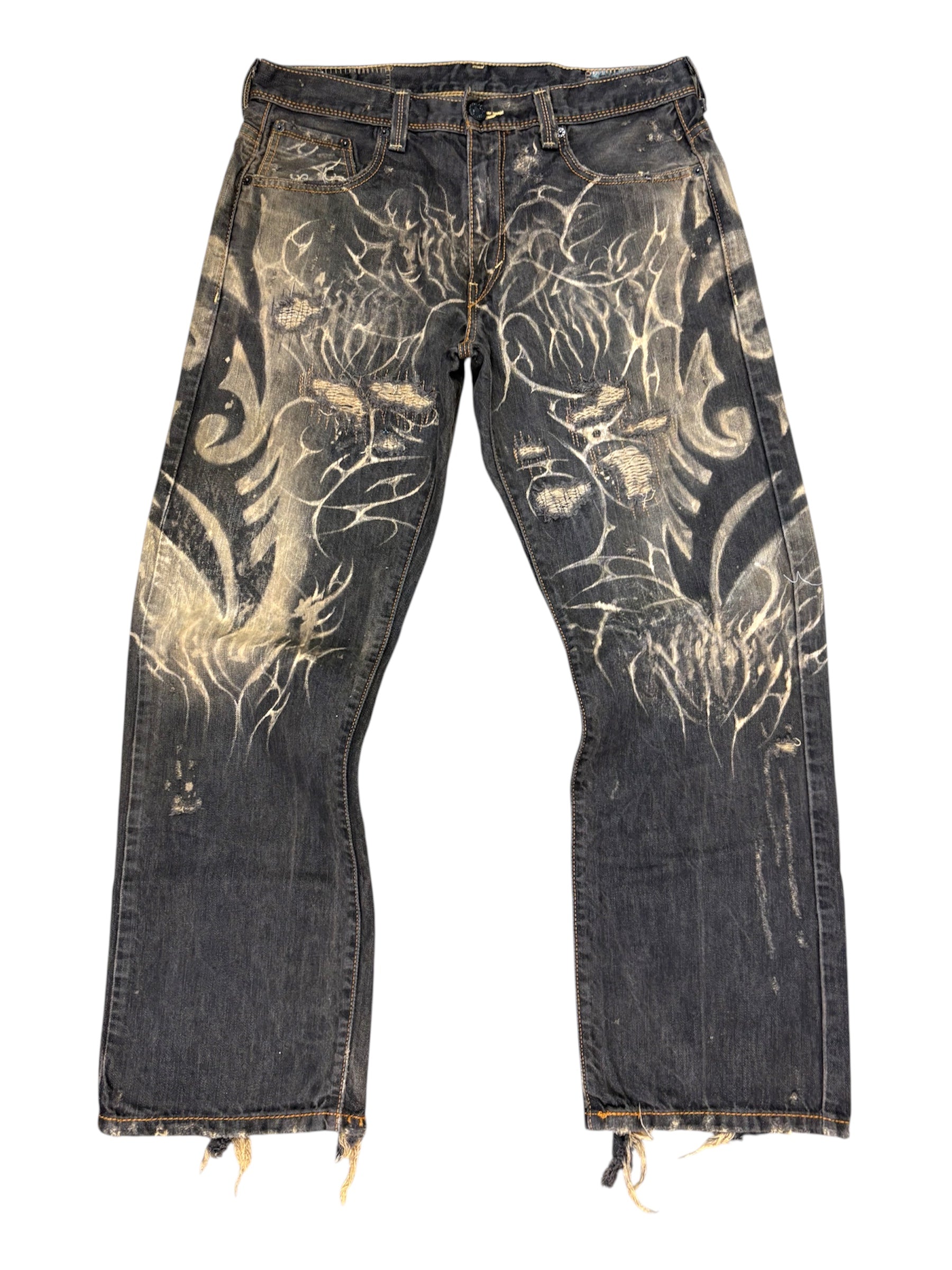 Cyber Tattoo Denim- 34