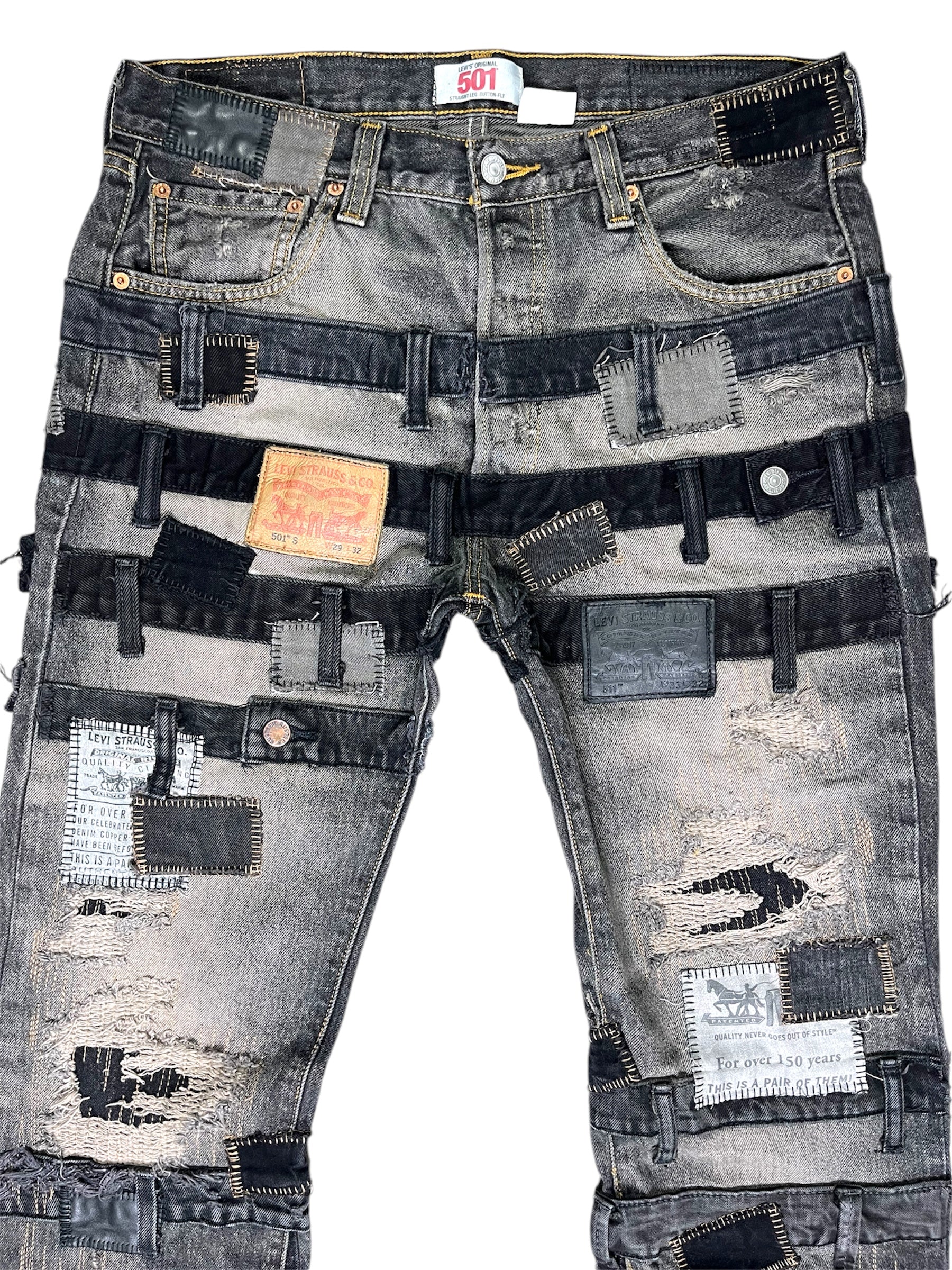 Waistband Flare Denim- 34