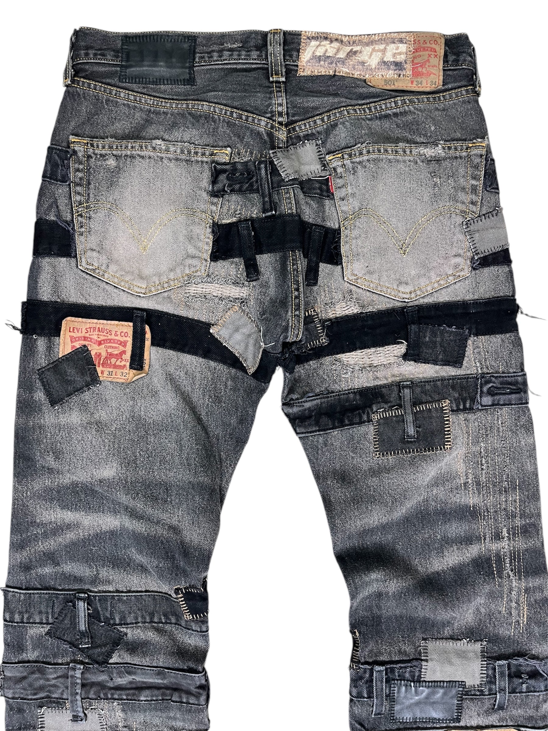 Waistband Flare Denim- 34