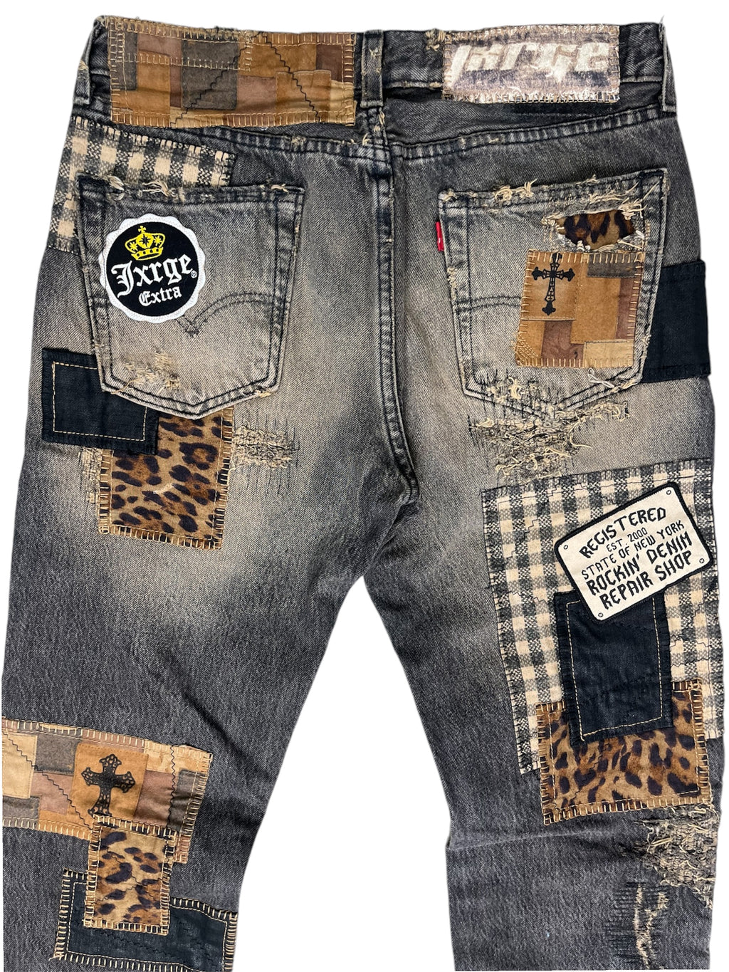 Rustic Patchwork Denim- 32