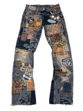 Rustic Patchwork Denim- 32