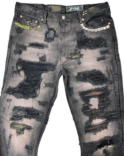 Metal Rust Repair Jeans- 40